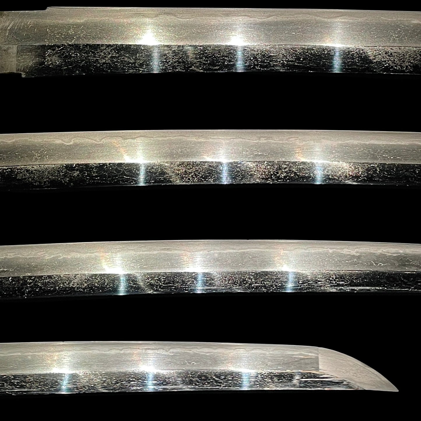 Black Short Wakizashi, Edo period mumei