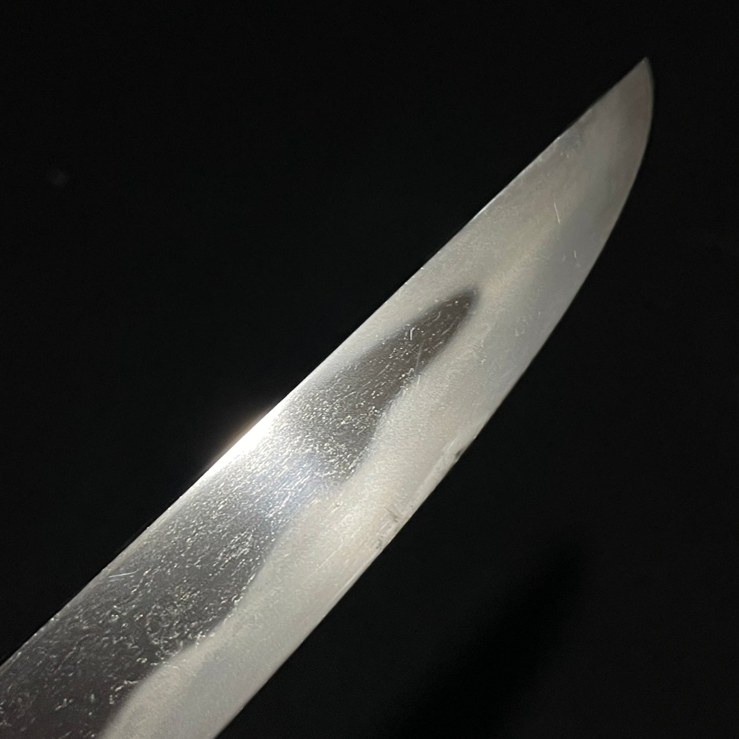 Kawarinuri-Saya 変塗鞘, Horse Fuchikashira TANTO, Edo period mumei