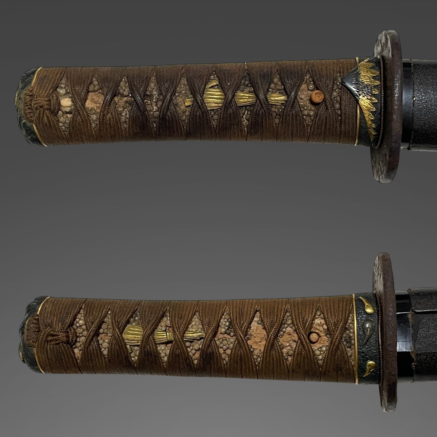 Mt.Fuji 富士山 Fittings Short WAKIZASHI, Edo period mumei