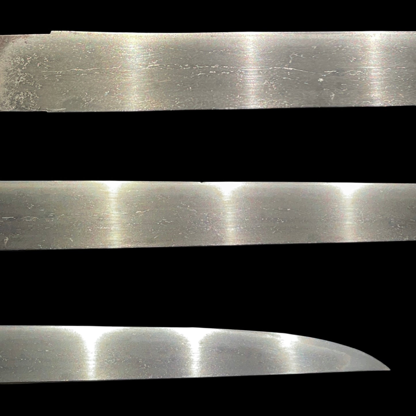 Nobukuni 信國 signed TANTO, Inlaid signature 象嵌銘, Sayagaki 鞘書, Muromachi period