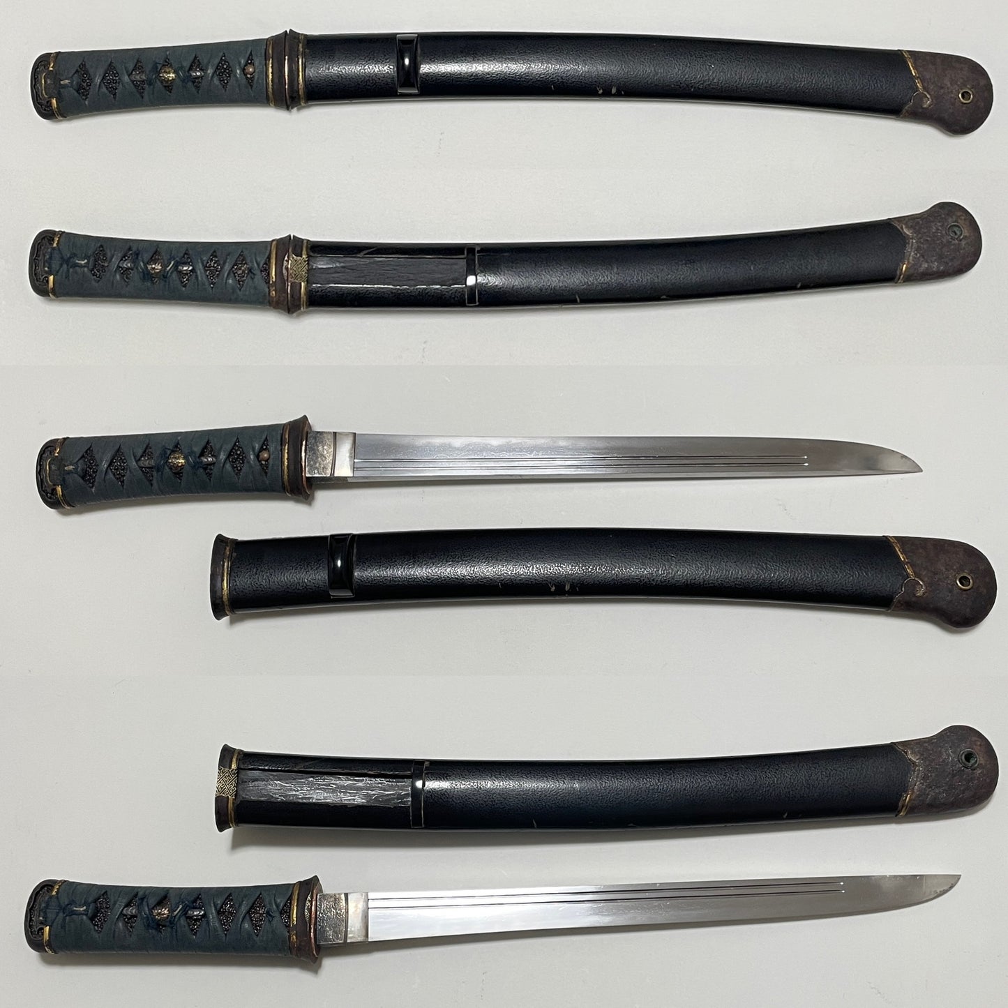 Tomoshige 友重 YOROIDOSHI 鎧通, Aikuchi Koshirae 合口拵, Muromachi period