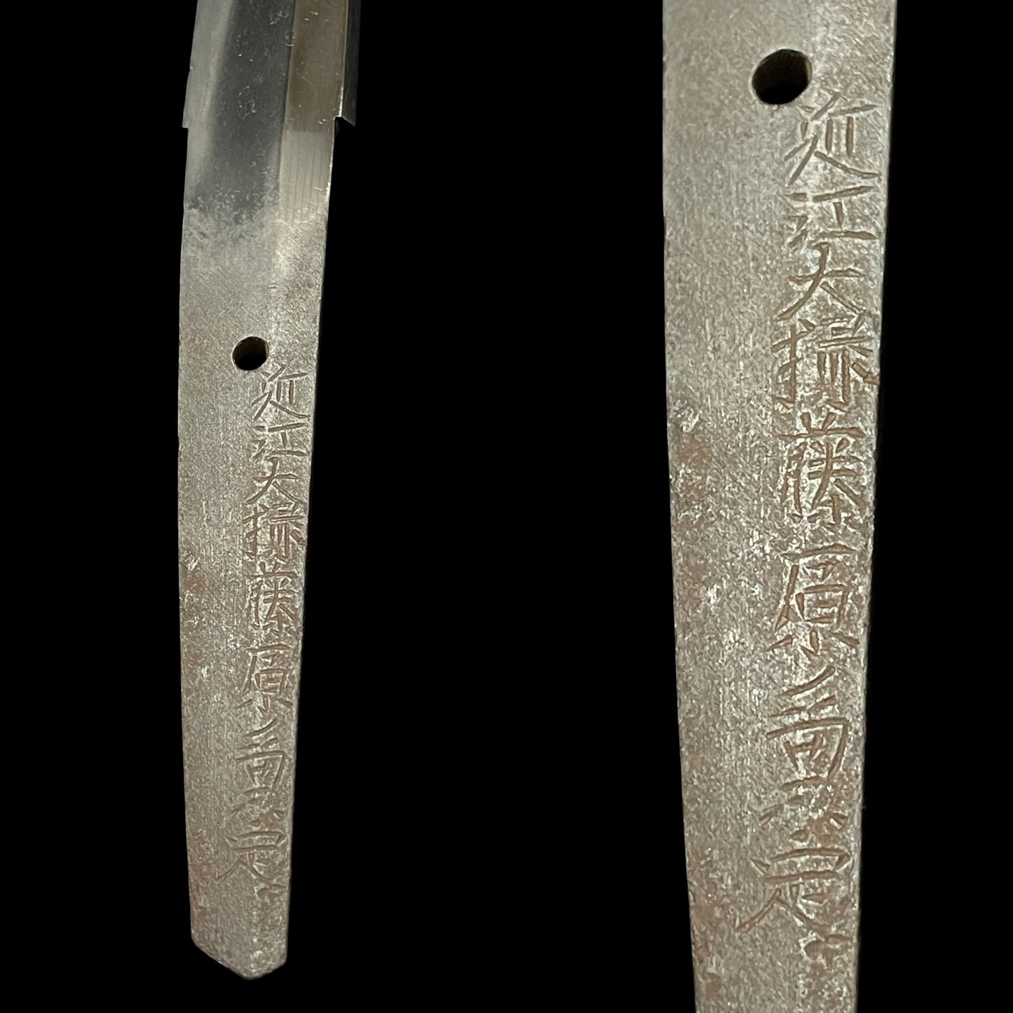 TOKUBETSU-HOZON, Aizu Kanesada 会津兼定, Omidaijo Kanesada 近江大掾藤原兼定 signed Wakizashi
