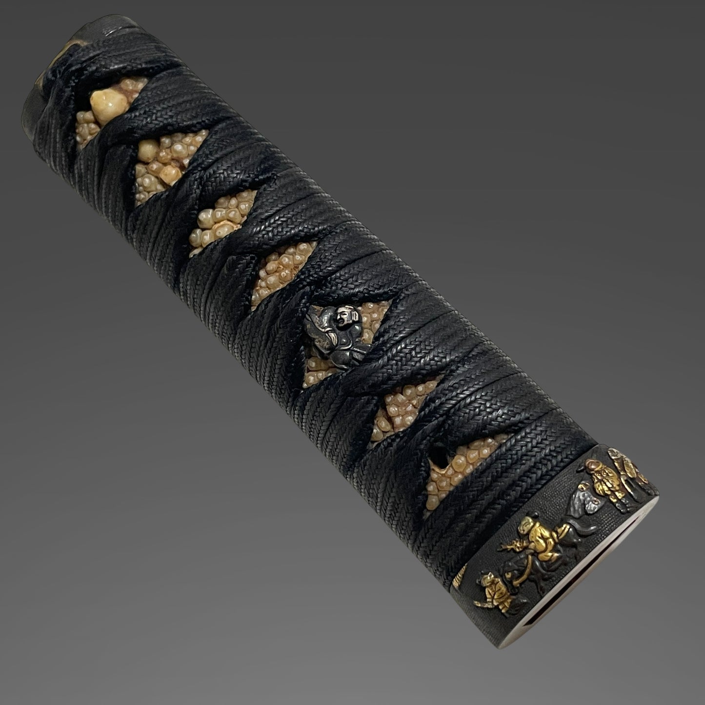 Hishuju Hironaga 肥州住廣長 signed Wakizashi, Ishimochiishi Saya 石首魚石鞘, Edo period