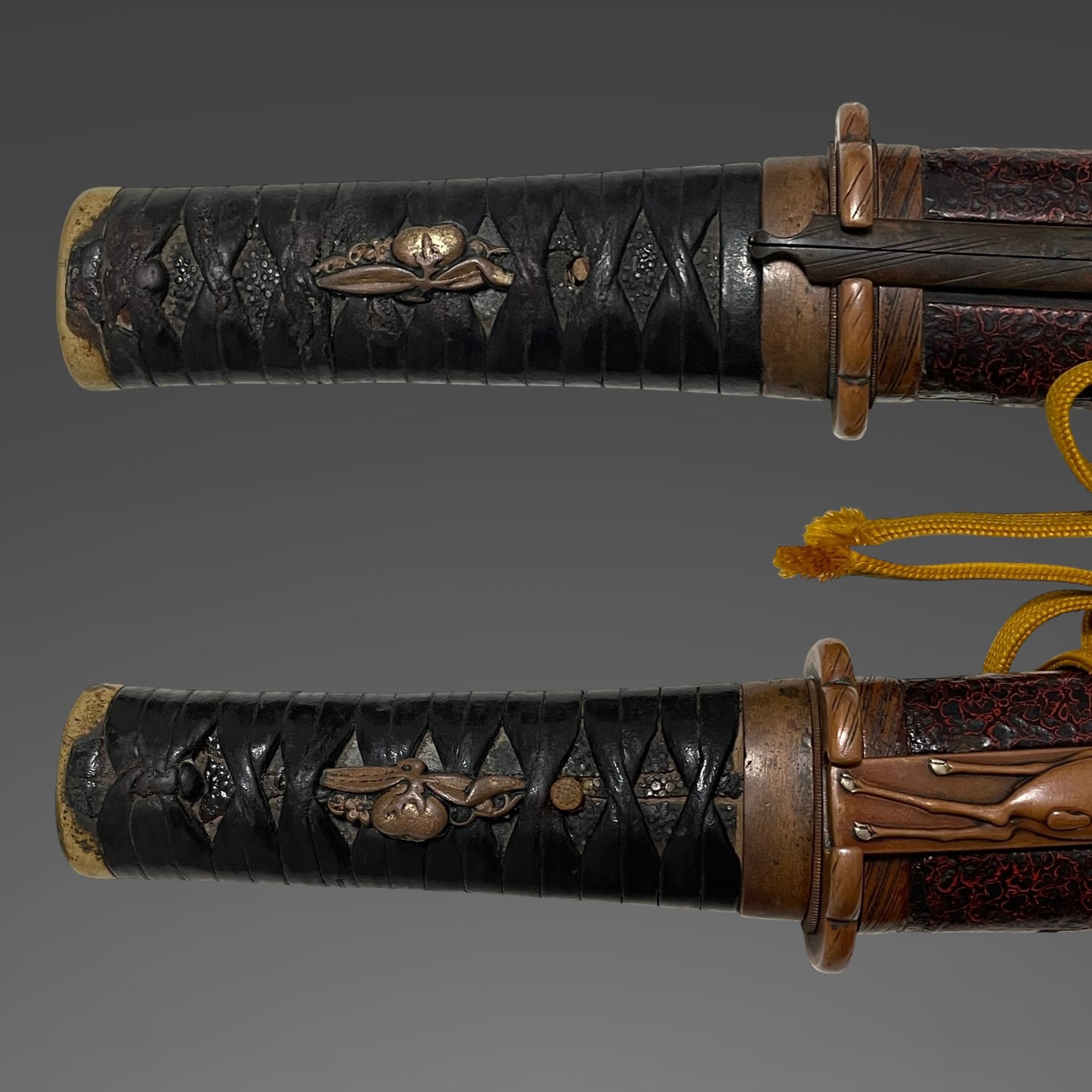 Sue-Seki 末関,  Hirazukuri Wakizashi, 平造脇差, with Kozuka kogai, Muromachi period