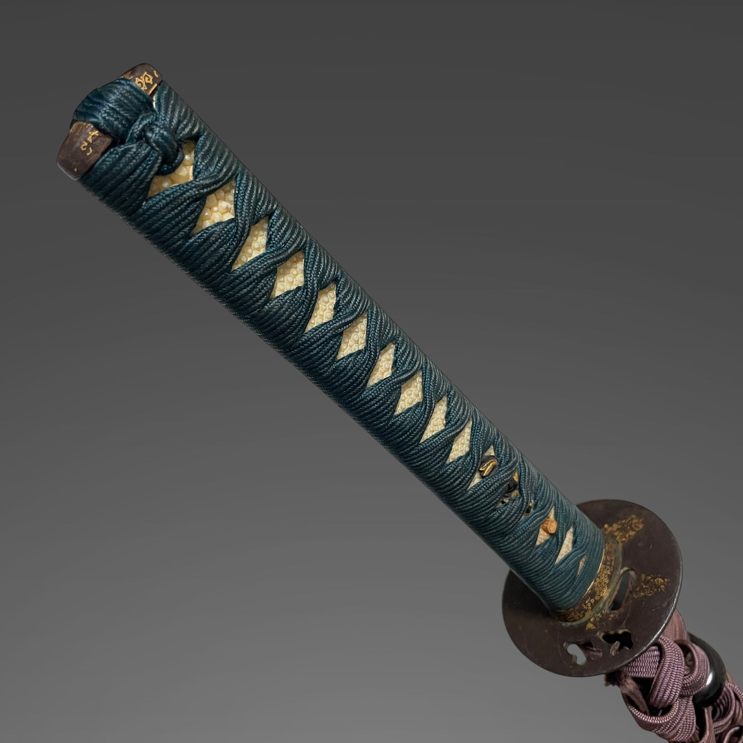 Noshuju Kane 濃州住兼 signed Long KATANA, Fuemakisaya 笛巻鞘, Straight blade, Early Edo period
