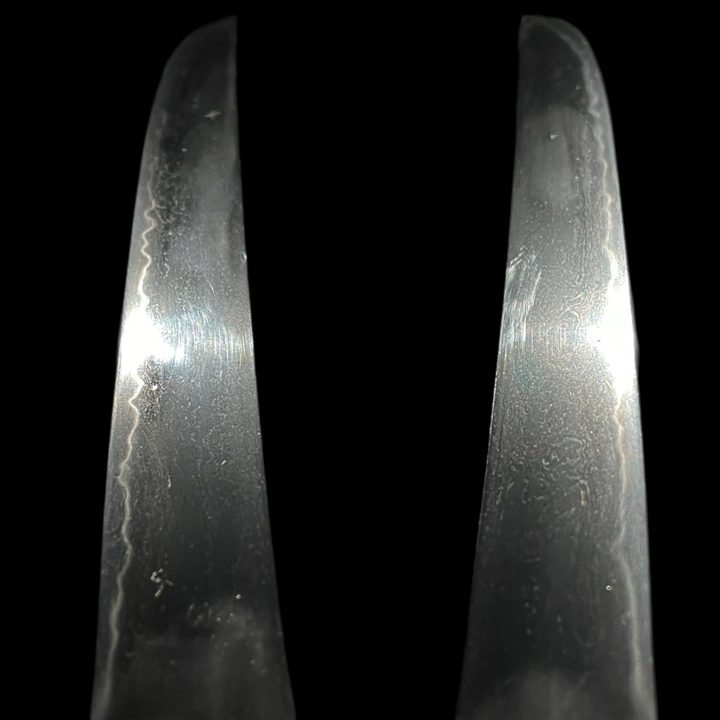 Nohmen Menuki 能面目貫 TANTO, Okina 翁 and Hannya 般若, Edo period mumei