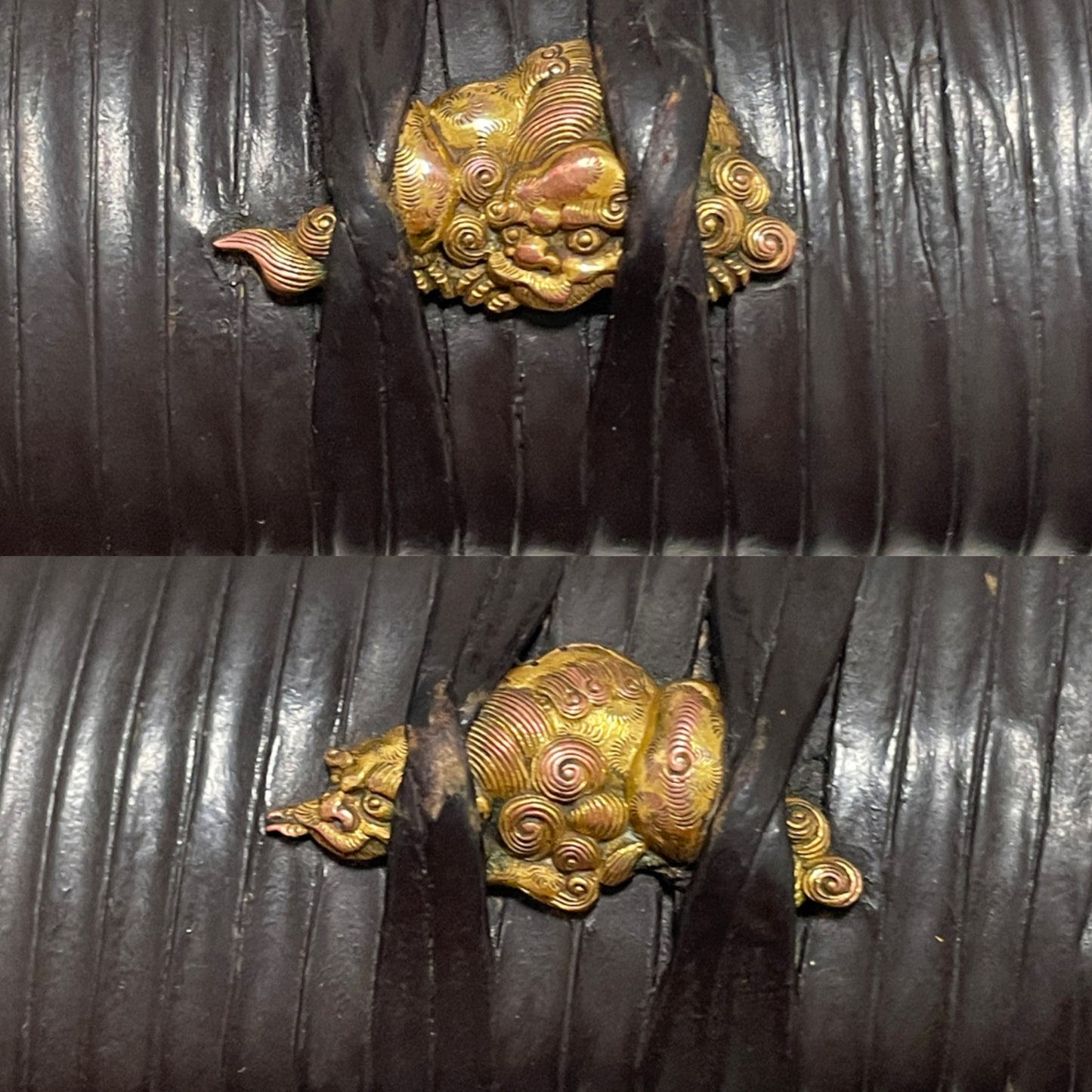 Ujifusa 氏房 signed Sunnobi-TANTO, Nioh 二王 Kozuka, Muromachi period