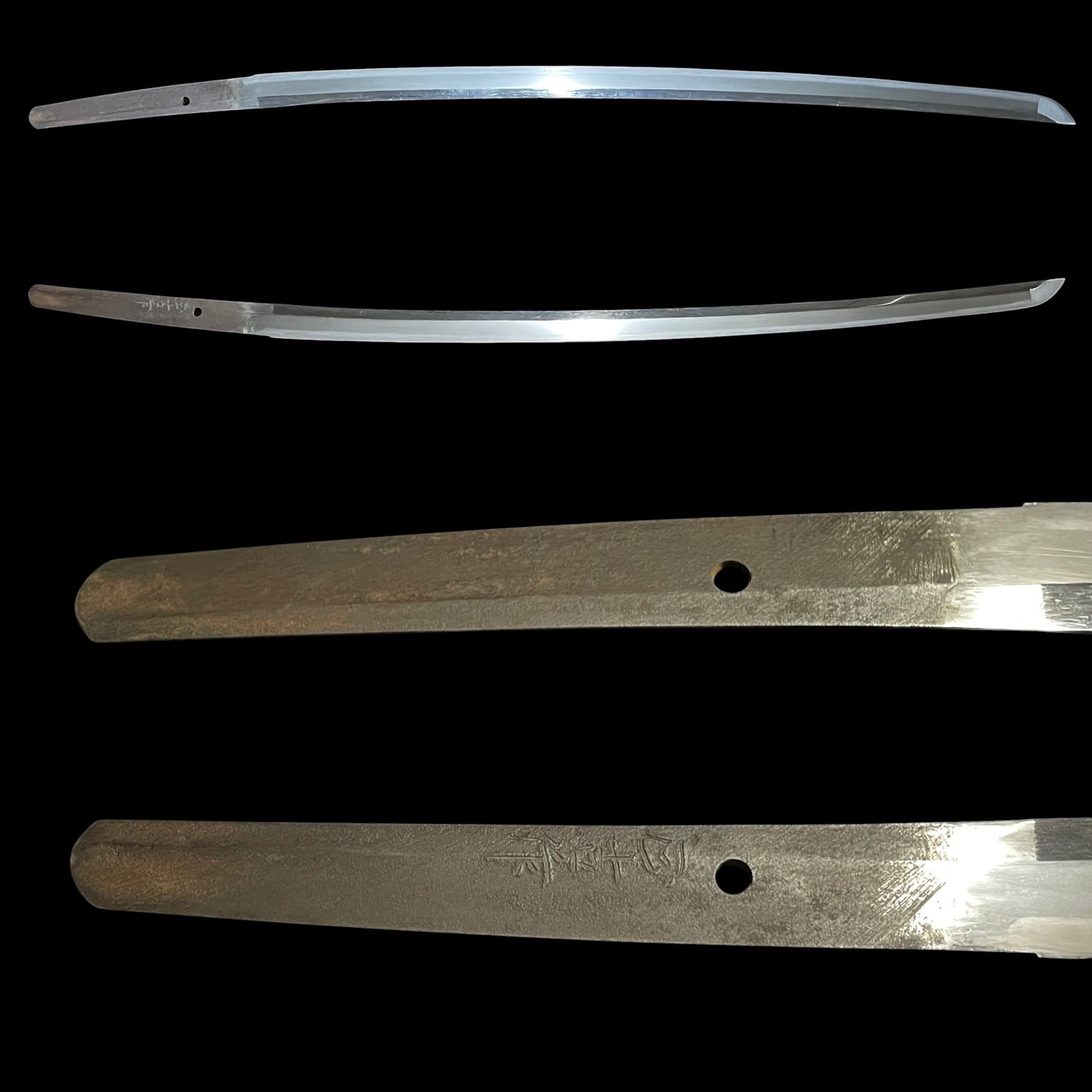 Owl Fuchikashira KATANA,  Masayoshi 正吉 signed, Edo period