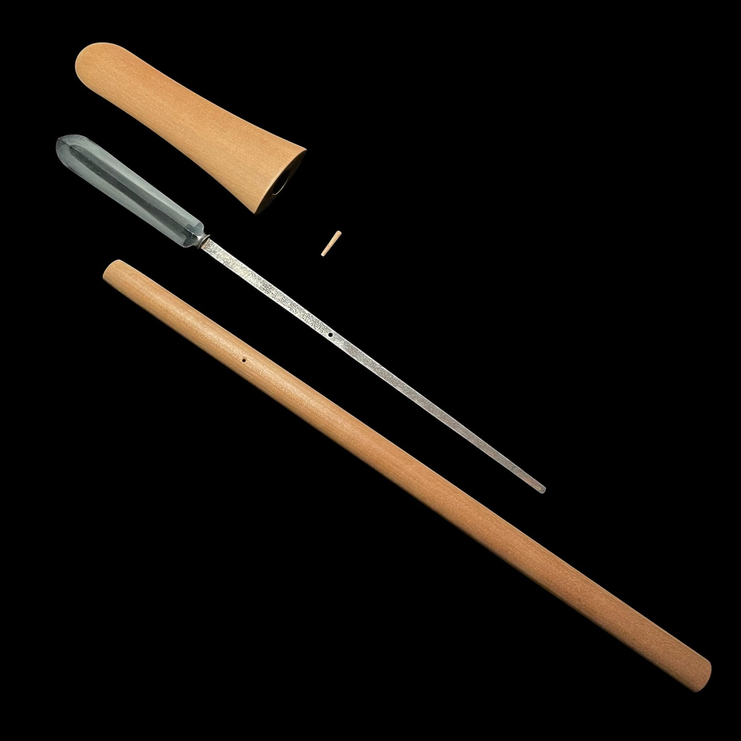 Ryoshinogi-Yari 両鎬槍, Yokoyama Isenokami Sukehira 横山伊勢守祐平 signed, edo period