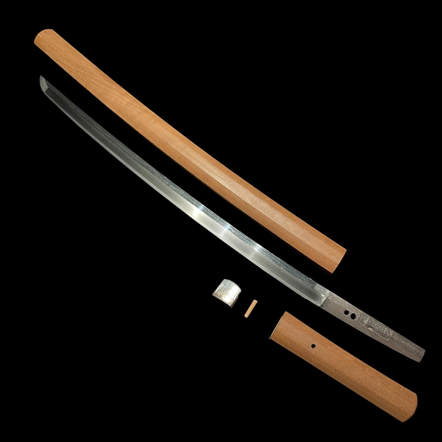 GAKUMEI 額銘 Sukenobu 助延 signed Wakizashi, Muromachi period