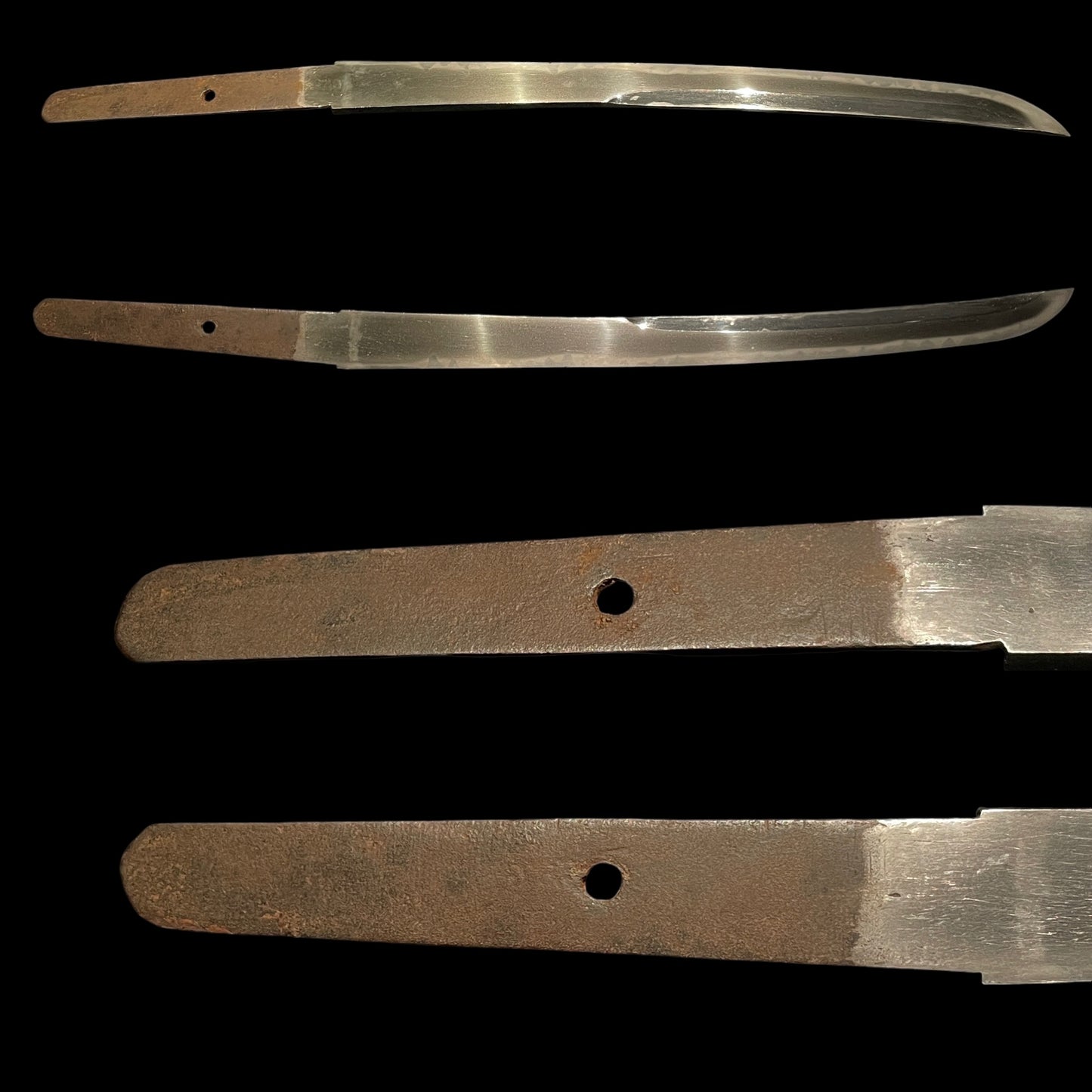 UNOKUBI-ZUKURI 鵜首造 WAKIZASHI, Thick blade, Edo period mumei