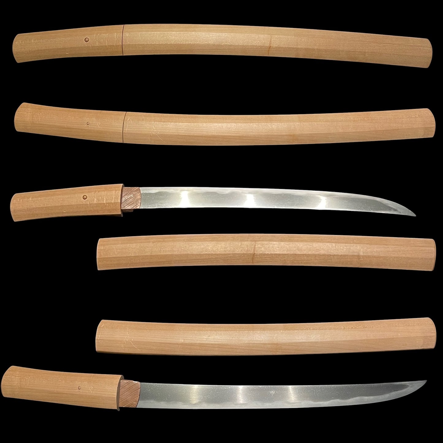 Aikuchi Koshirae 合口拵, Sunnobi-TANTO 寸延短刀, Iro Fittings, Edo period mumei