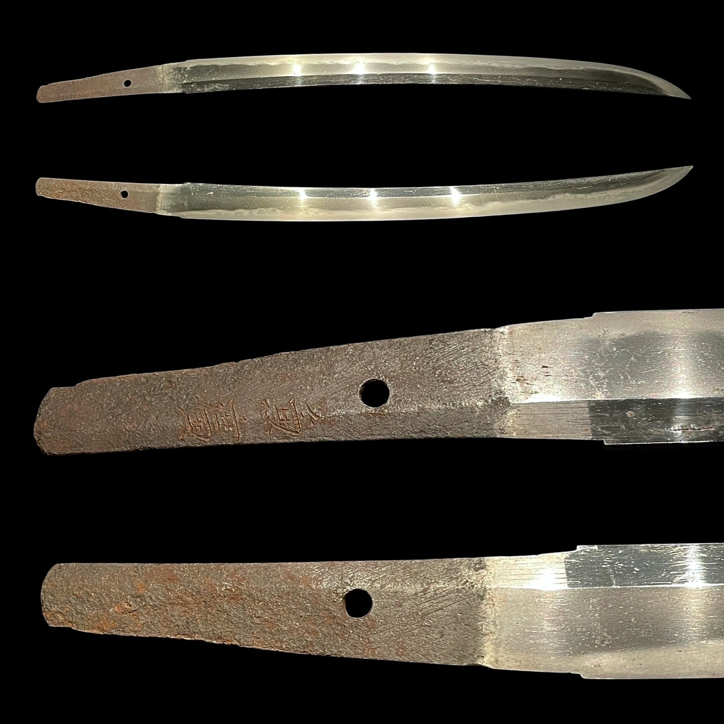 Kanehiro 兼廣 signed Shobuzukuri 菖蒲造り Wakizashi, Muromachi period