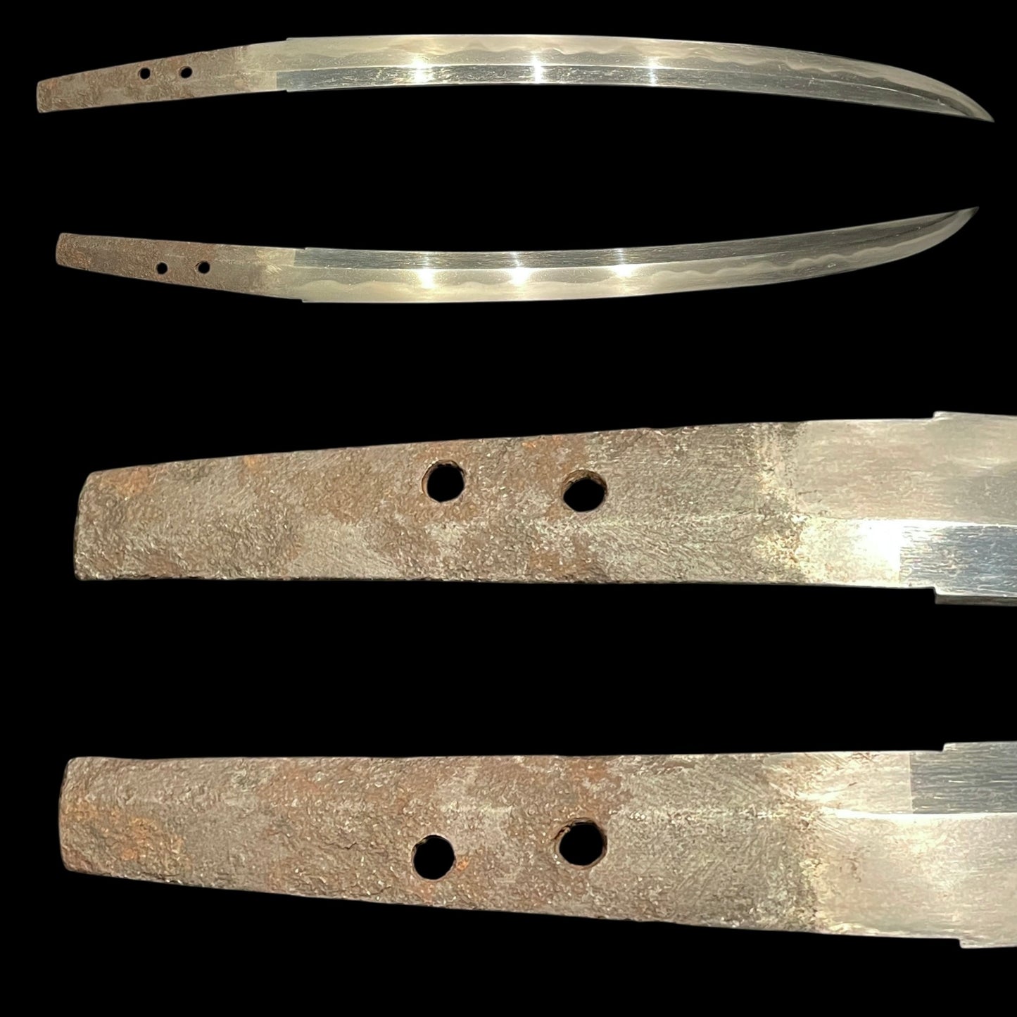 Shobuzukuri 菖蒲造り Wakizashi, Oonotare-Hamon, Edo period mumei