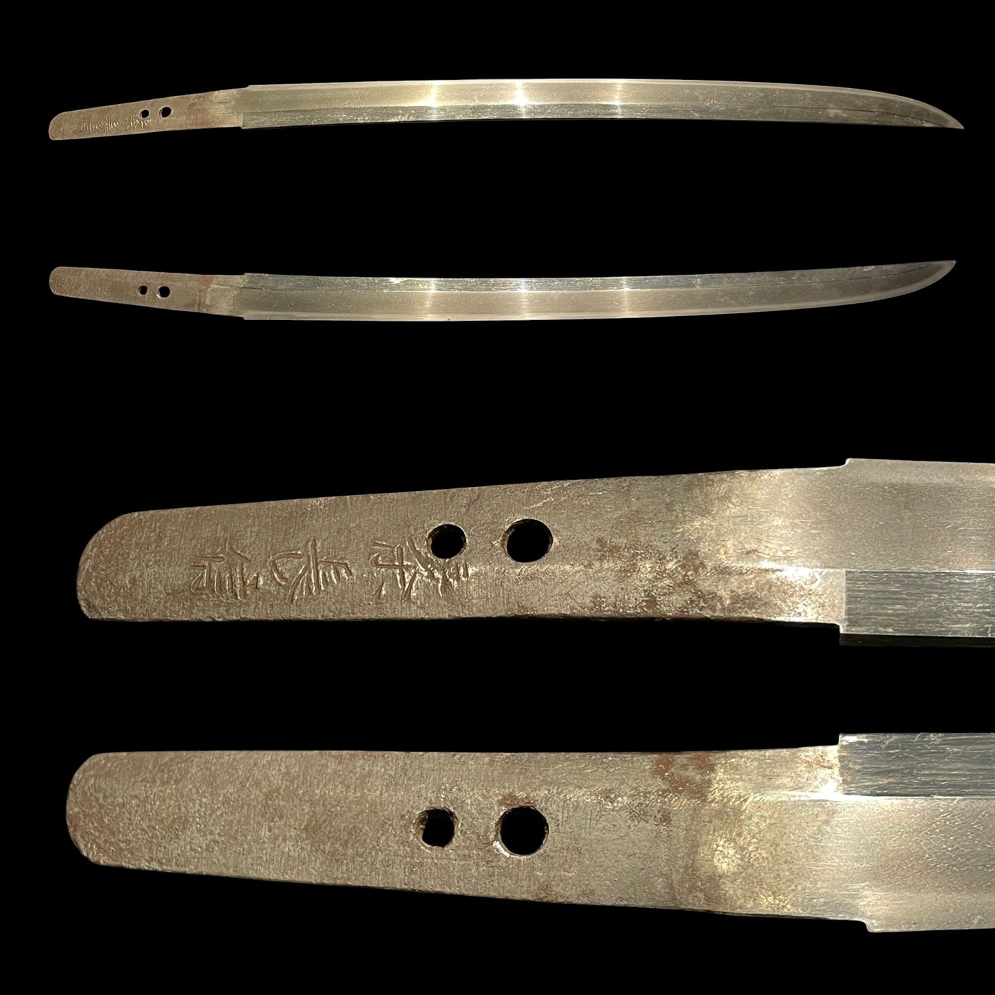Shobuzukuri Wakizashi, Sanjo Naganobu 三条長信 signed, Muromachi period