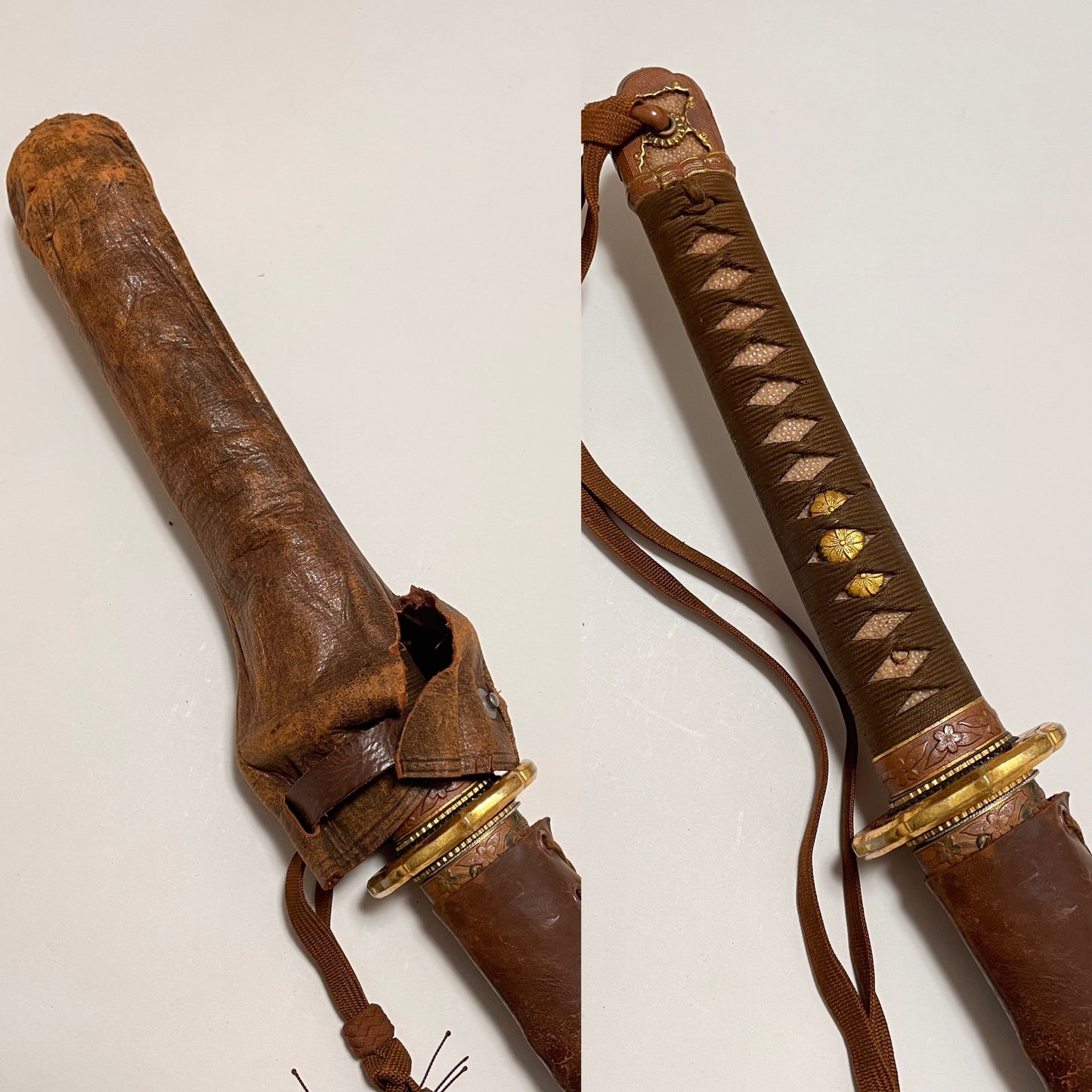 Rare Type98 Short GUNTO,  Noshuseki Kanesuke signed, with Tassel and Tsuka cover