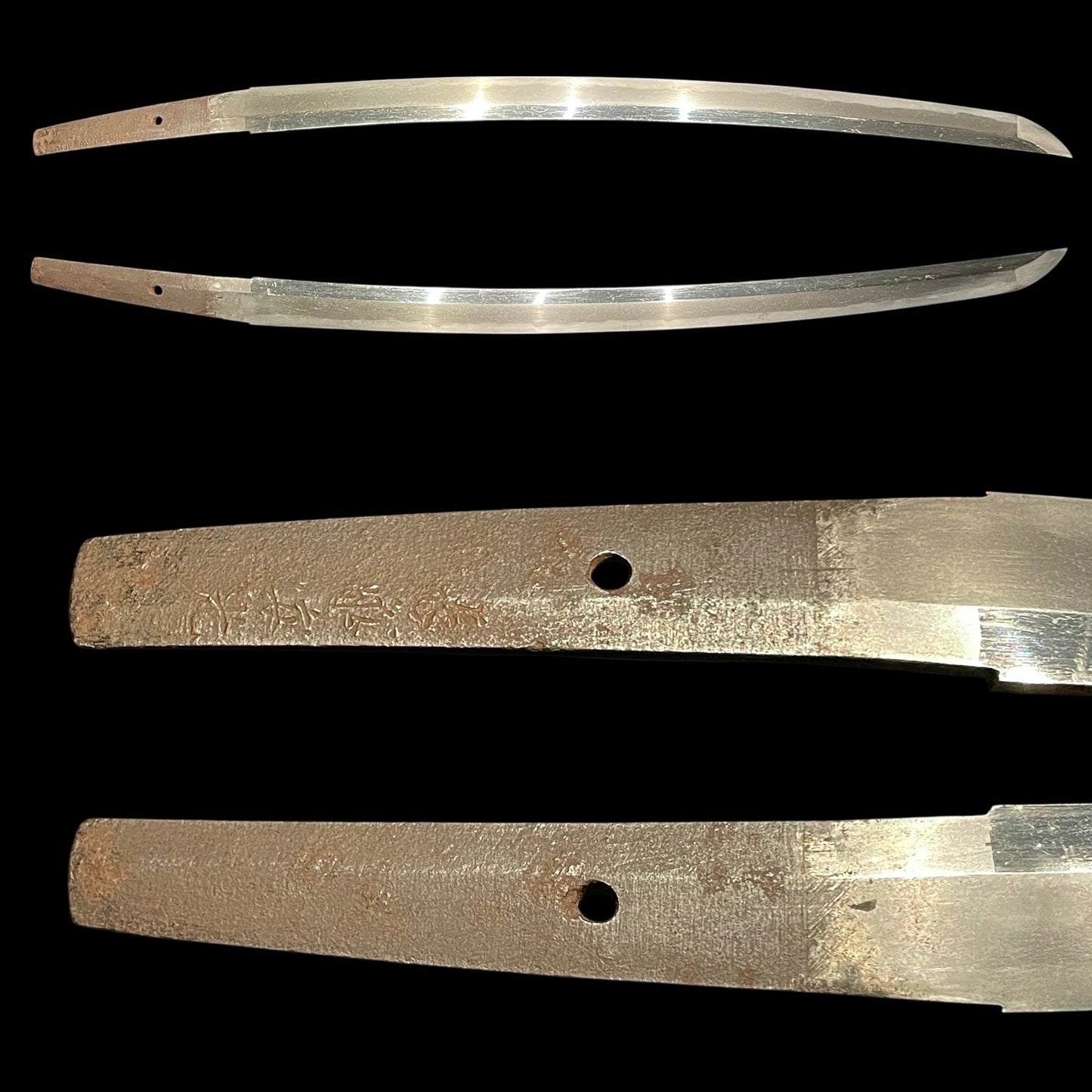 Osafune Yasumitsu 長船安光 signed WAKIZASHI, Samurai Fuchikashira, Muromachi period