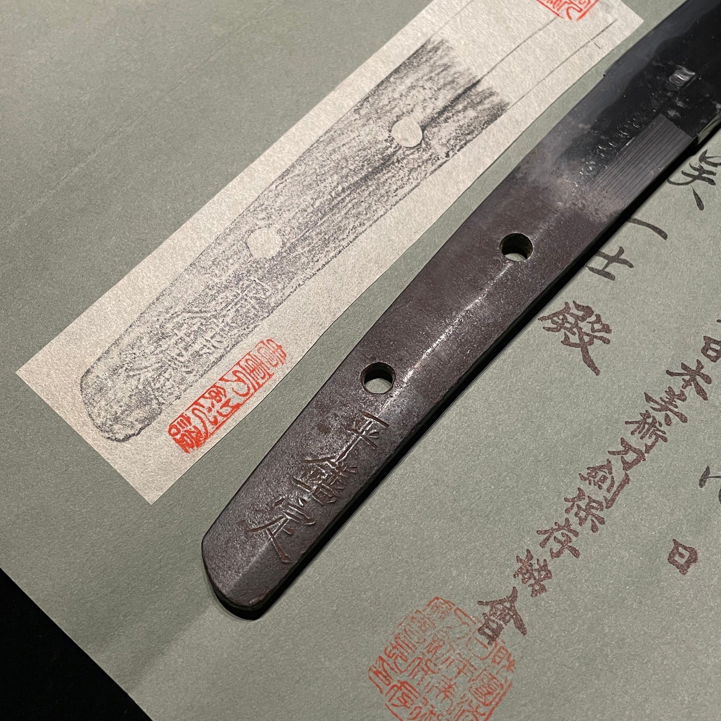 Yoshisada 鐥定 signed Wakizashi, KOTO Muromachi period, NBTHK Certificate