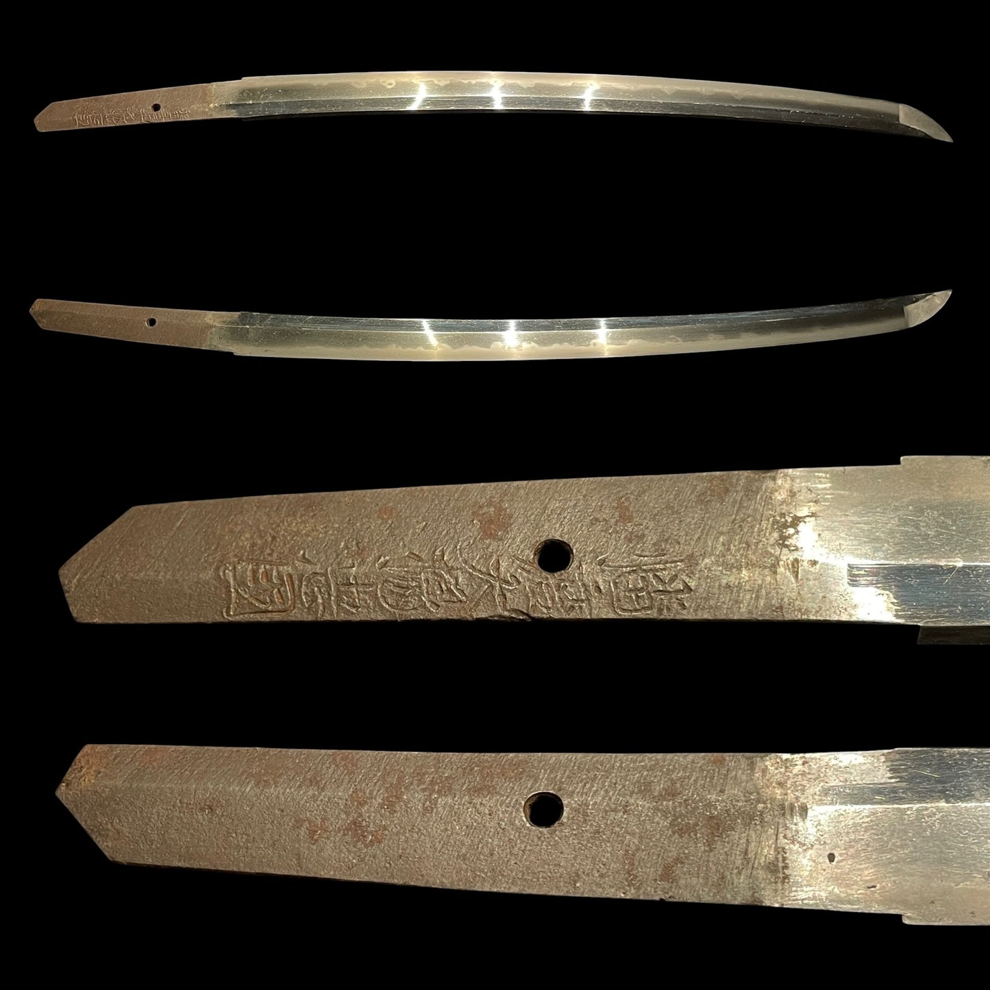 Harimadaijo Tadakuni 播磨大掾忠國 signed Wakizashi, Dragon Fuchi, Hotei Tsuba, Edo period