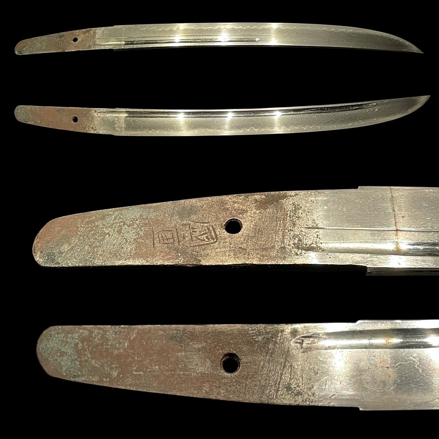 Kunishige 国重 signed, Sunnobi Tanto 寸延短刀, Muromachi period