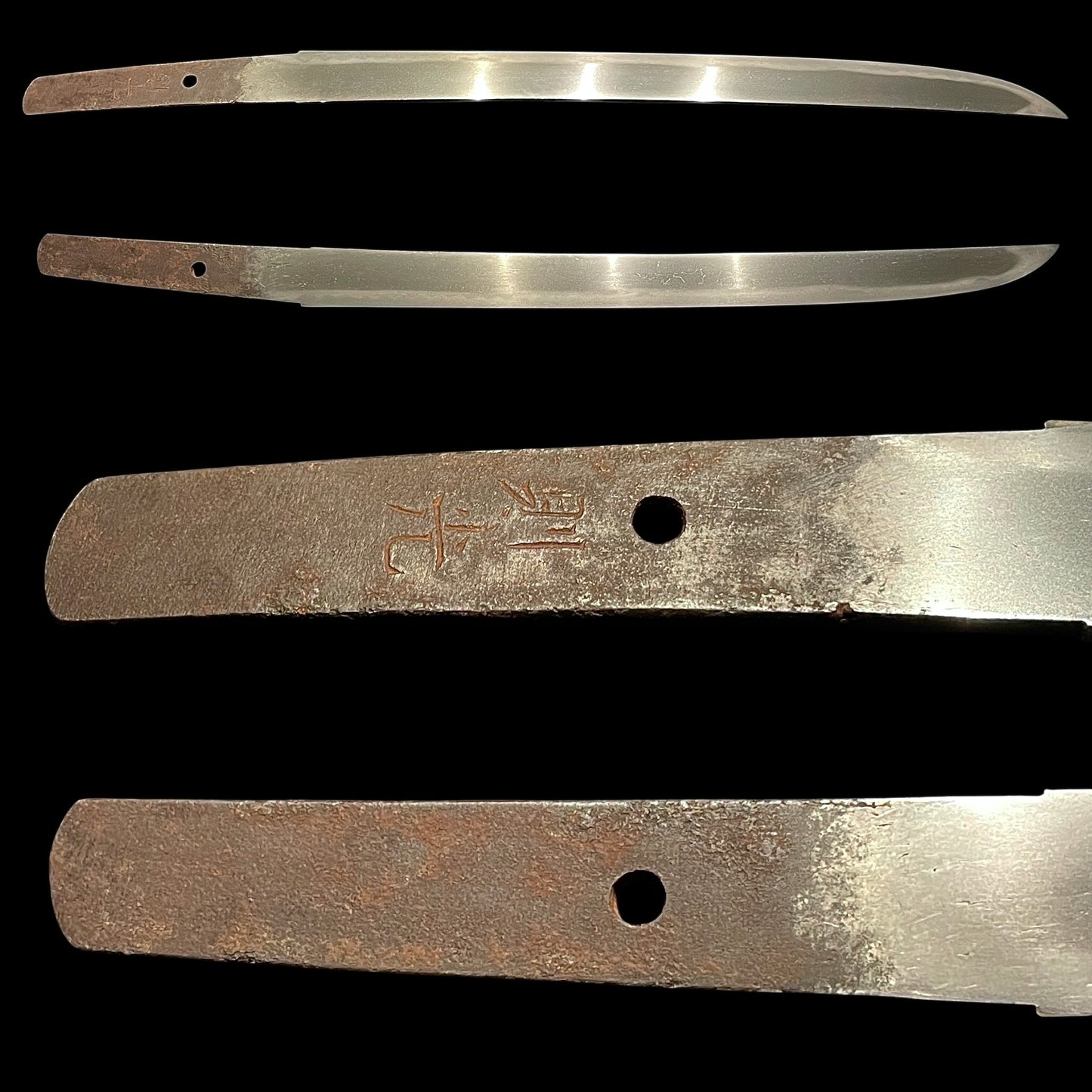 Norimitsu 則光 signed, Sendankizami-Saya 千段刻鞘 Aikuchi Koshirae, Sunnobi TANTO, Edo period