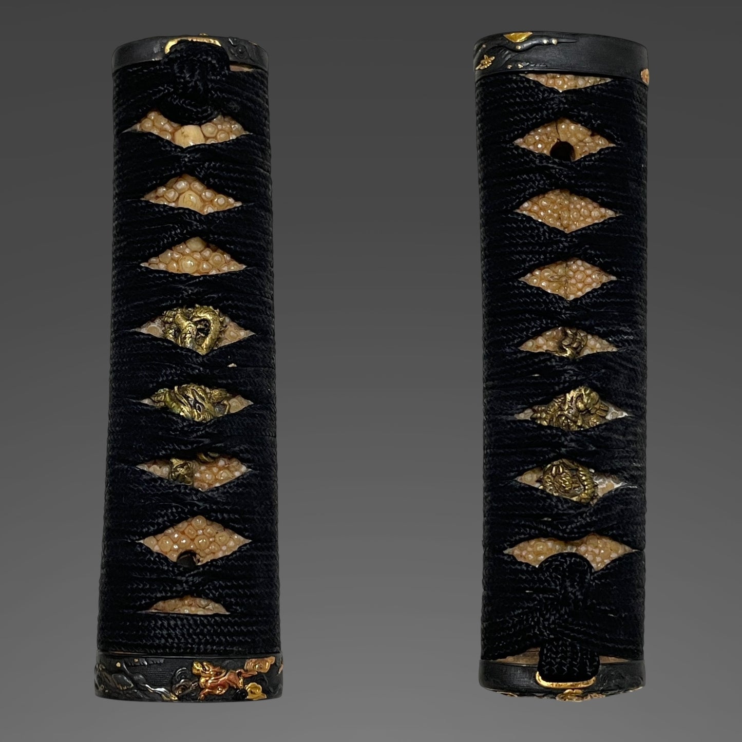 Nagamaki Naoshi Style Wakizashi, Signed Shibuichi Tsuba, Muromachi period mumei