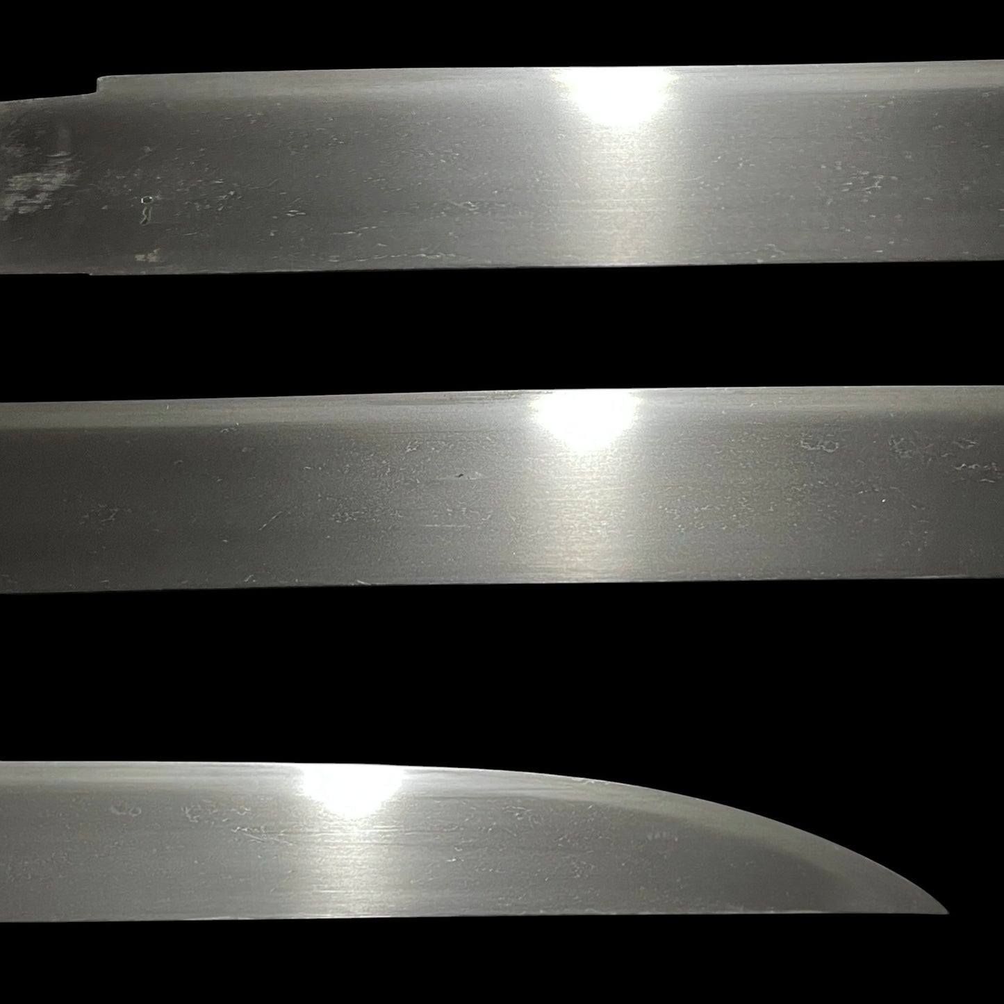Sunnobi-Tanto 寸延短刀 with Kozuka, Dragonfly Tsuba, Ginkgo Menuki, Late Edo period mumei