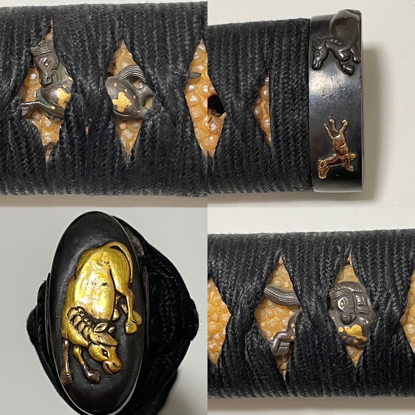 DAISHO 大小, 馬一作拵 Horse Fittings, Norimitsu 則光 and Masahisa 正久 signed