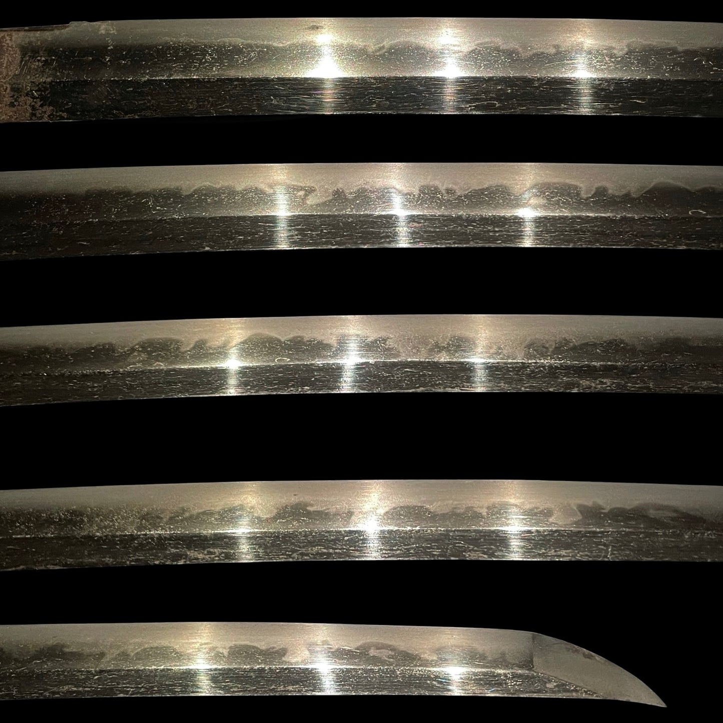 Beautiful Hamon Wakizashi, Masamitsu 正光 signed, Muromachi period