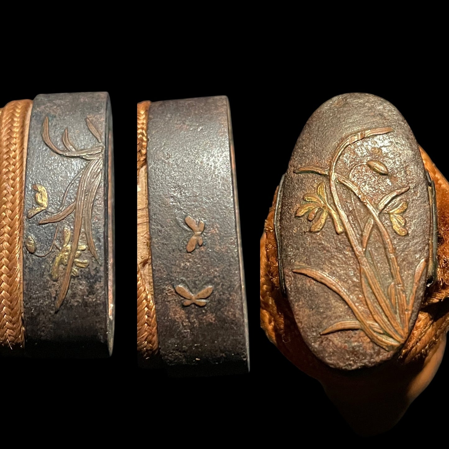 Suguha 直刃 Wakizashi, Thick Sukashi Tsuba, Edo period mumei