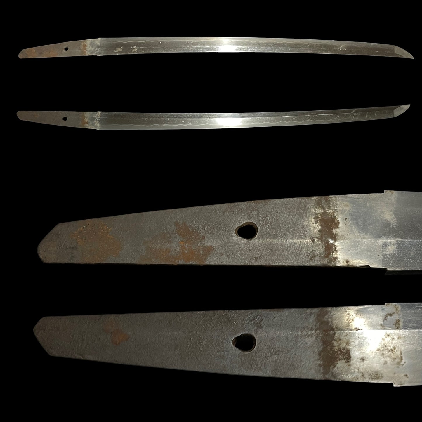 Short Wakizashi, Amidayasuri Tsuba, Edo period mumei