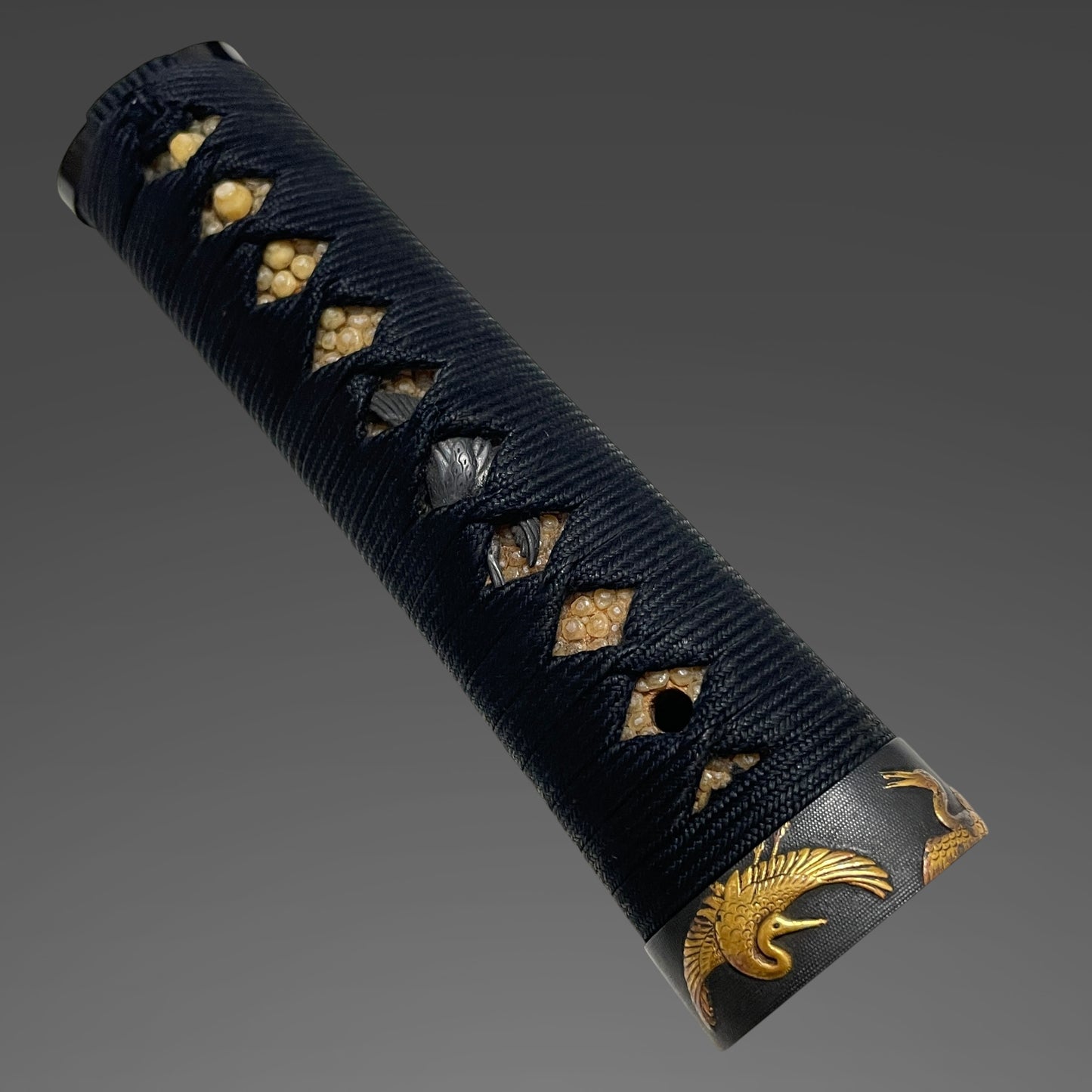 Nioh Kiyonaga 二王清長 signed Wakizashi, 浦部貞義 Urabe Sadayoshi signed Crane Fuchi