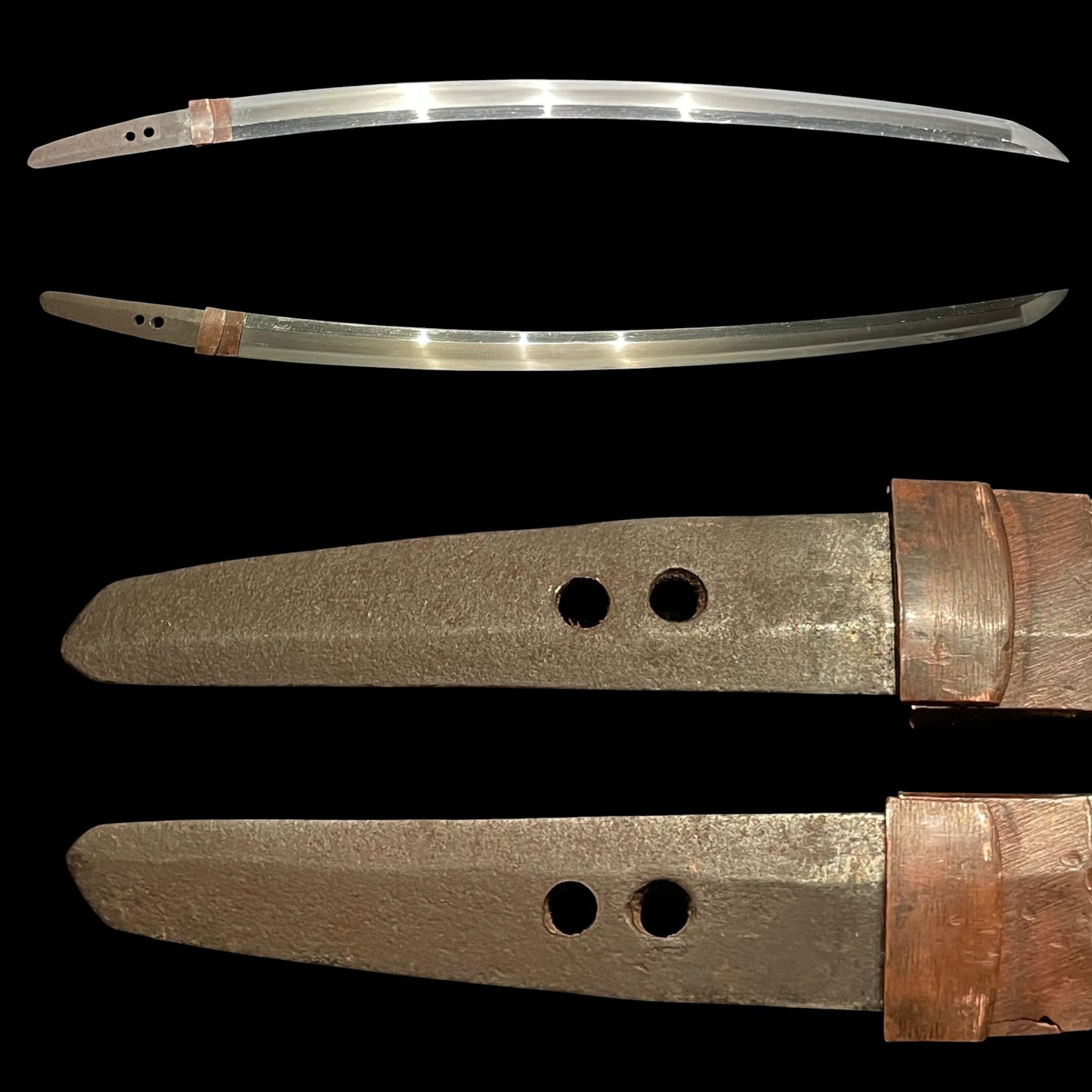 Short GUNTO 短寸軍刀 with Tassel, 大反り Oozori, WW2 Japanese Army Officer Sword