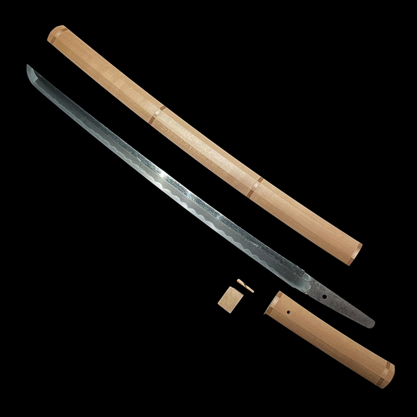 Kiyomitsu 清光 signed Long WAKIZASHI, 寛文新刀 Kanbun-Shinto, Early Edo period