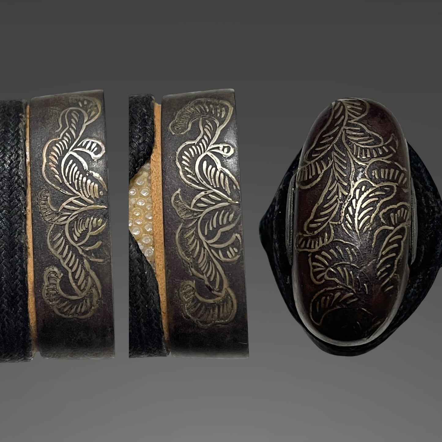 HIRIMONO 彫物 KATANA,笹竹 Sasatake Bamboo, Hizenkokuju Tadahiro 肥前國住忠廣 signed, Edo period