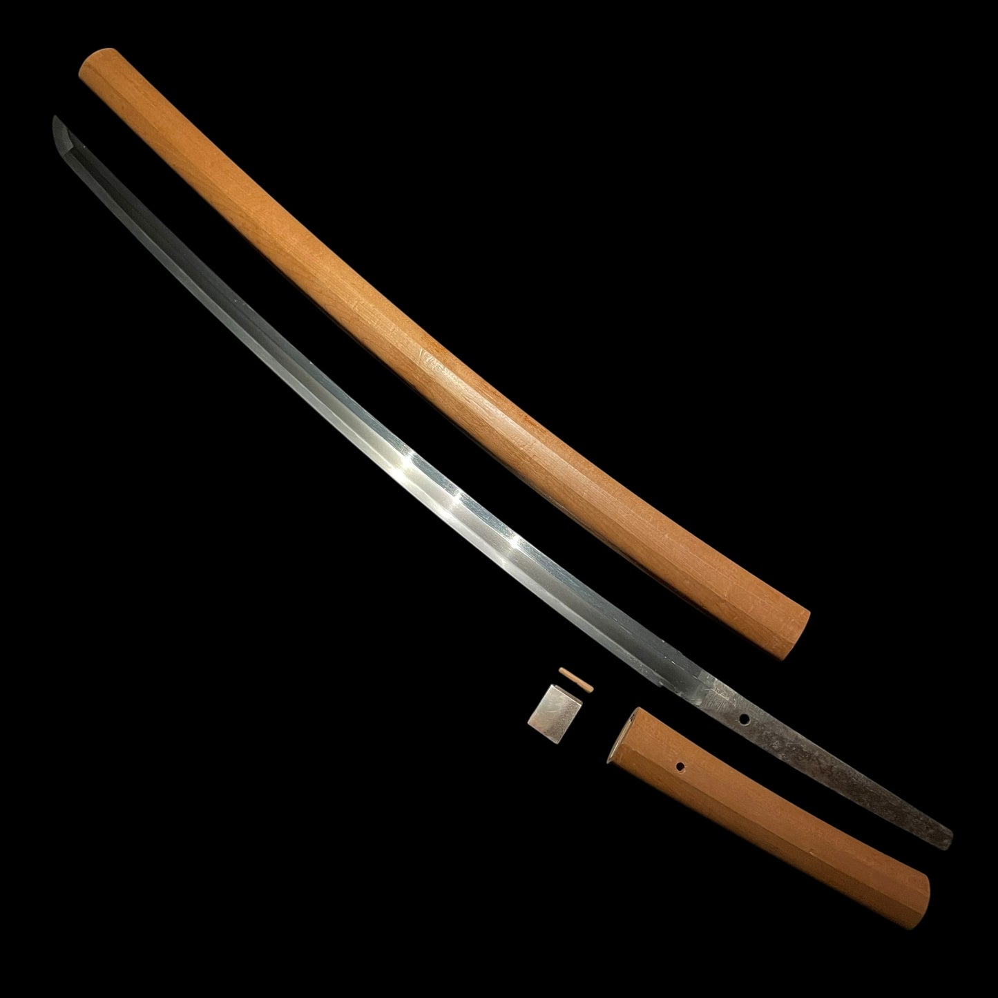 Rugged KATANA Heavy Blade in Shirasaya, Bakumatsu Late Edo period mumei