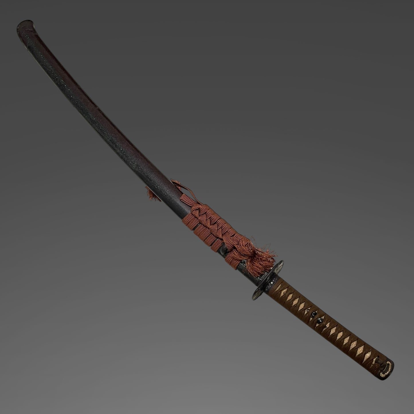 Ookissaki 大切先 KATANA, 兼信 Kanenobu signed, Ebisaya 海老鞘, Oohadamono 大肌物, Late Edo