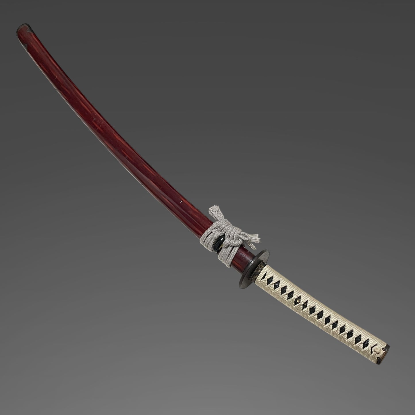 Bishuosafune Norimitsu 備州長船則光 signed Red KATANA, with Shirasaya, Muromachi period