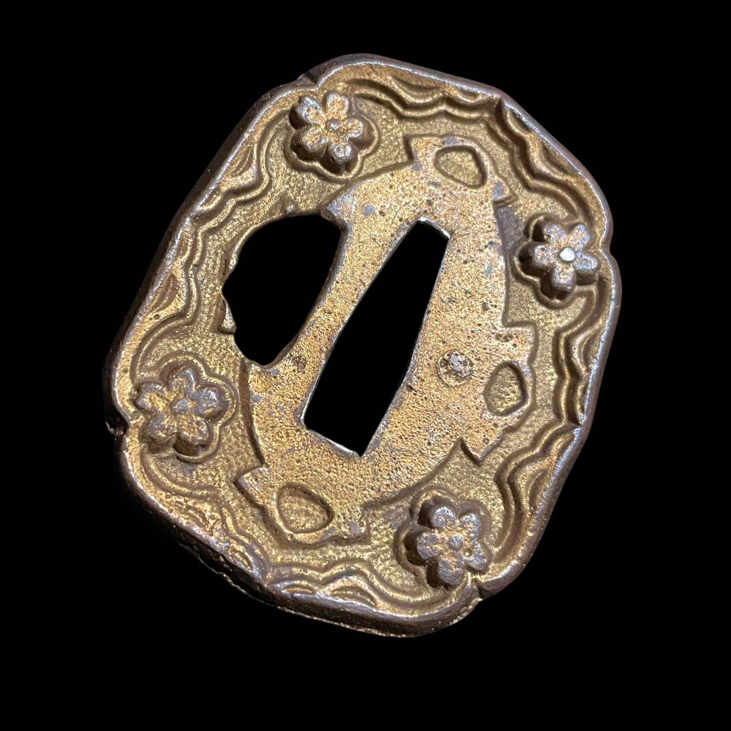 Ryakushiki GUNTO 略式軍刀, Family crest Habaki, Japanese Army Officer Sword