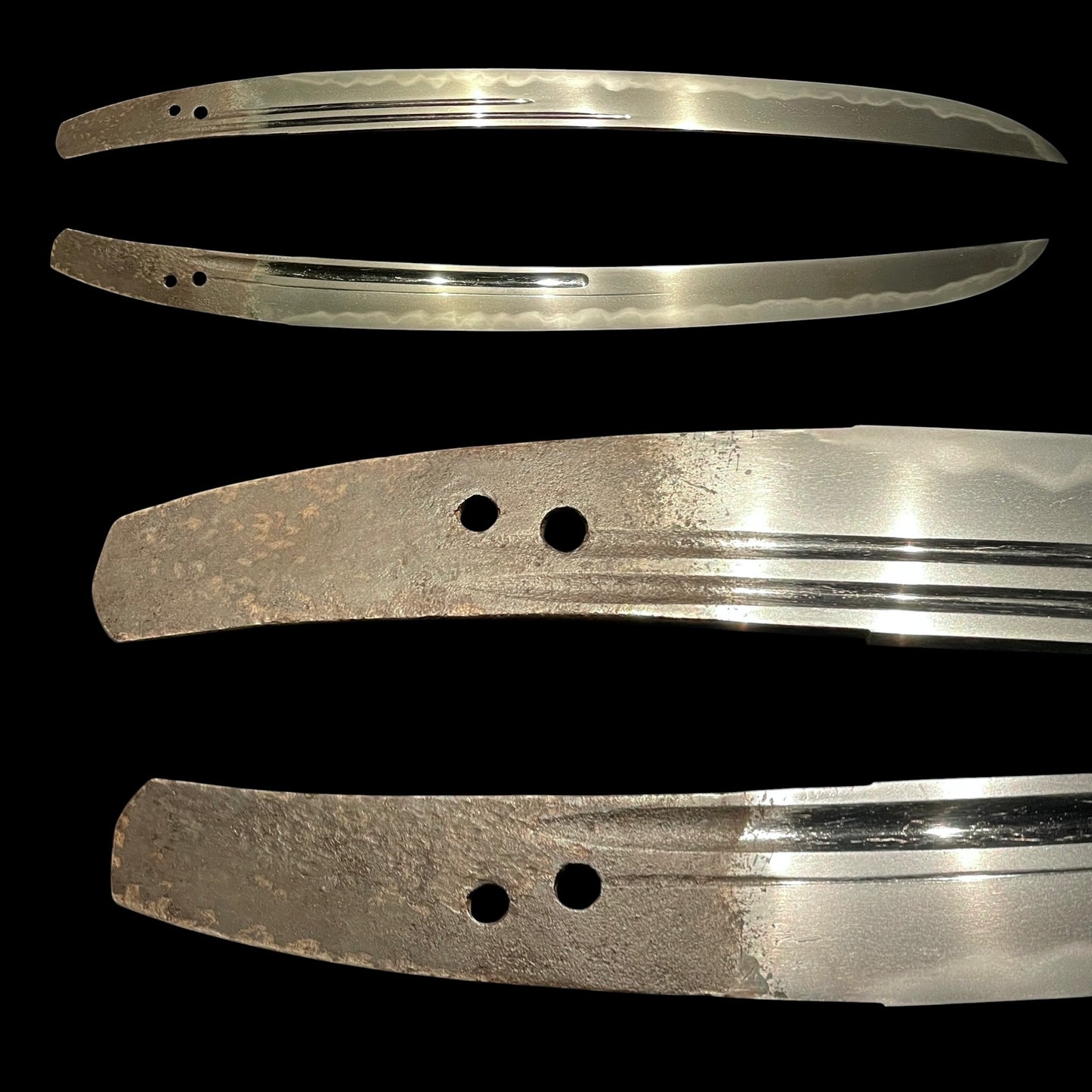 Kanenori 兼法, Danbira 段平 Wakizashi, Very wide blade, Muromachi period, NBTHK Certificate