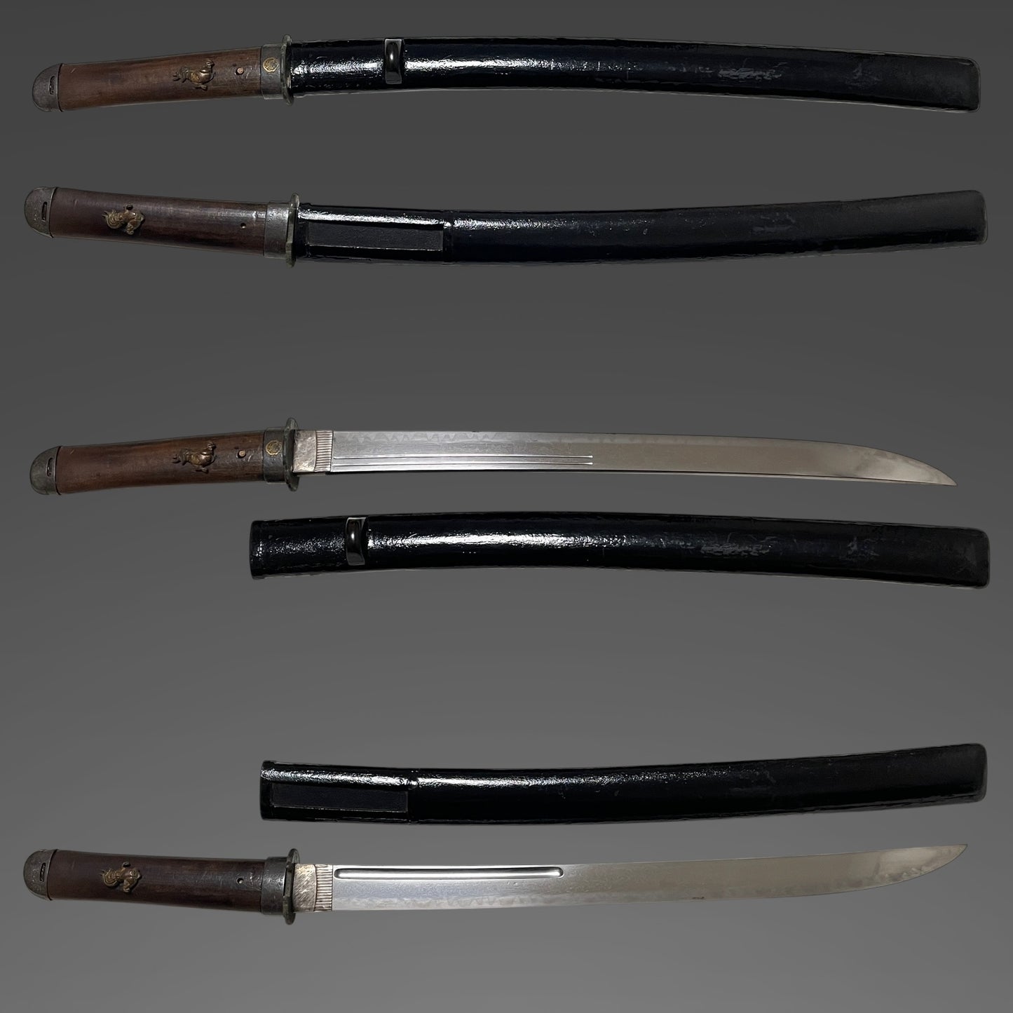 HADAMONO 肌物, Kanenobu 兼信 signed Hirazukuri Wakizashi, Muromachi period