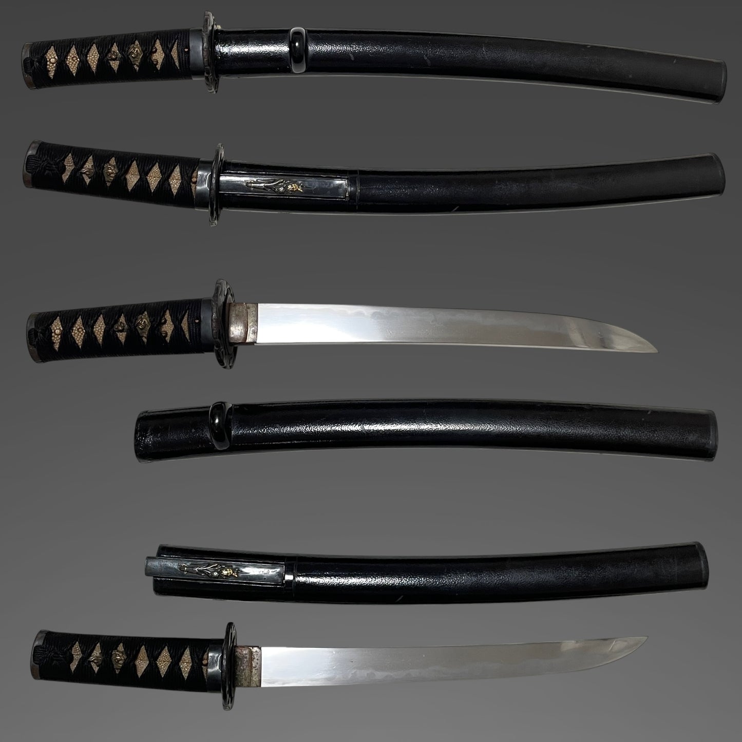 Kanefusa 兼房 signed TANTO, Shakudo Kozuka, Muromachi period, NBTHK Certificate