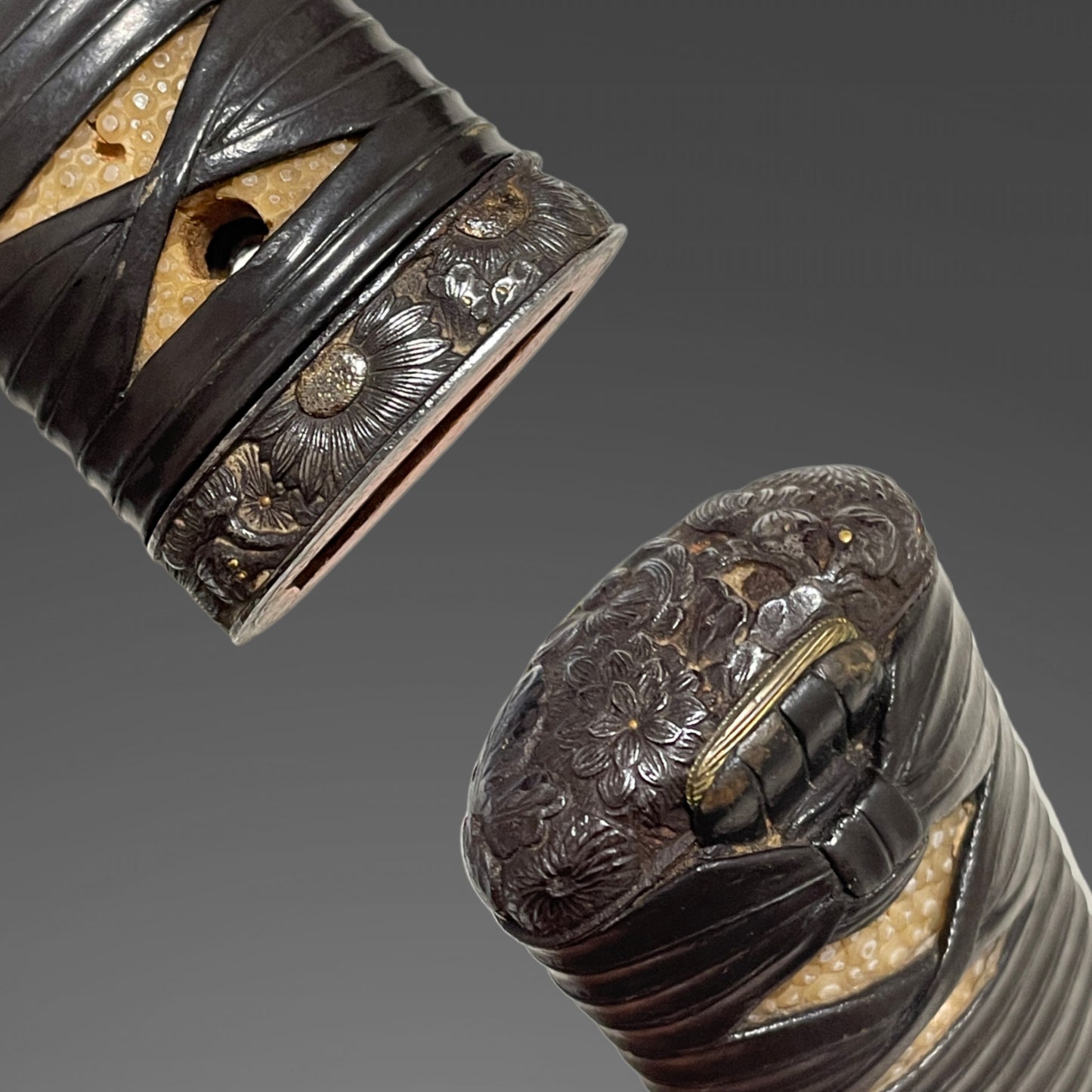 Ujifusa 氏房 signed Sunnobi-TANTO, Nioh 二王 Kozuka, Muromachi period