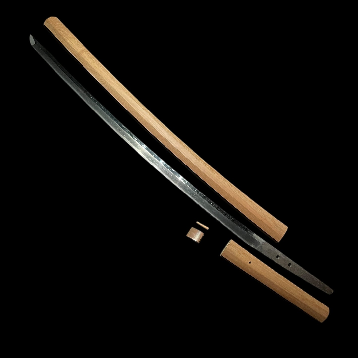 Long KATANA in Shirasaya, Muromachi period mumei