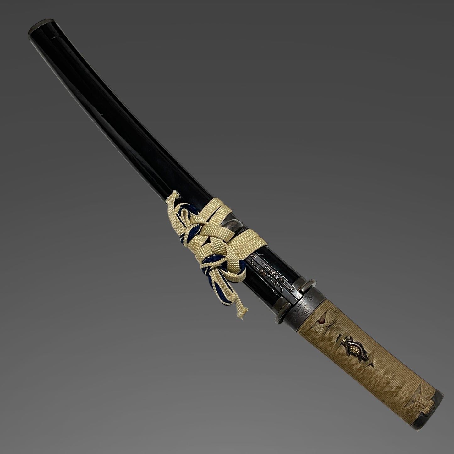 Kiyonori 清則 signed, Kanmuriotoshi 冠落 TANTO, with Kozuka Kogai,  NBTHK Certificate