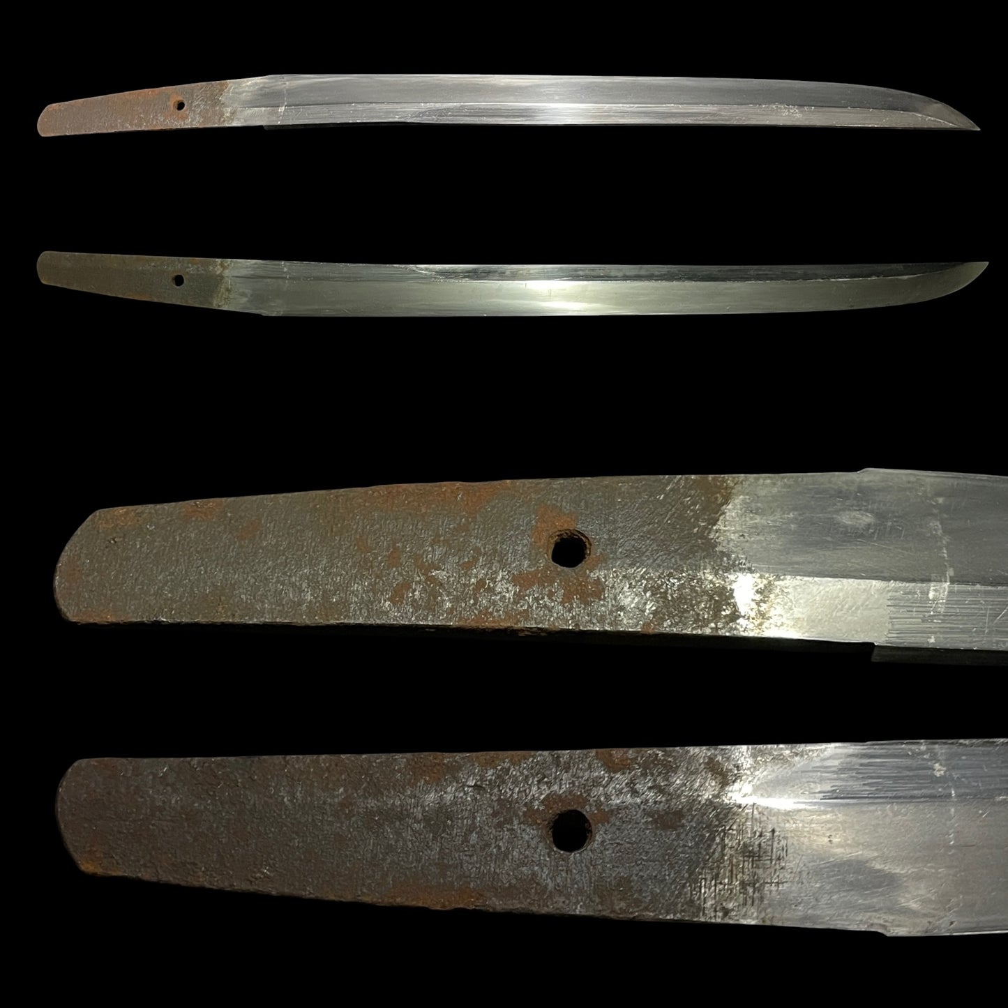 Shobuzukuri Wakizashi, Tiger Menuki, with Kozuka, Edo period mumei