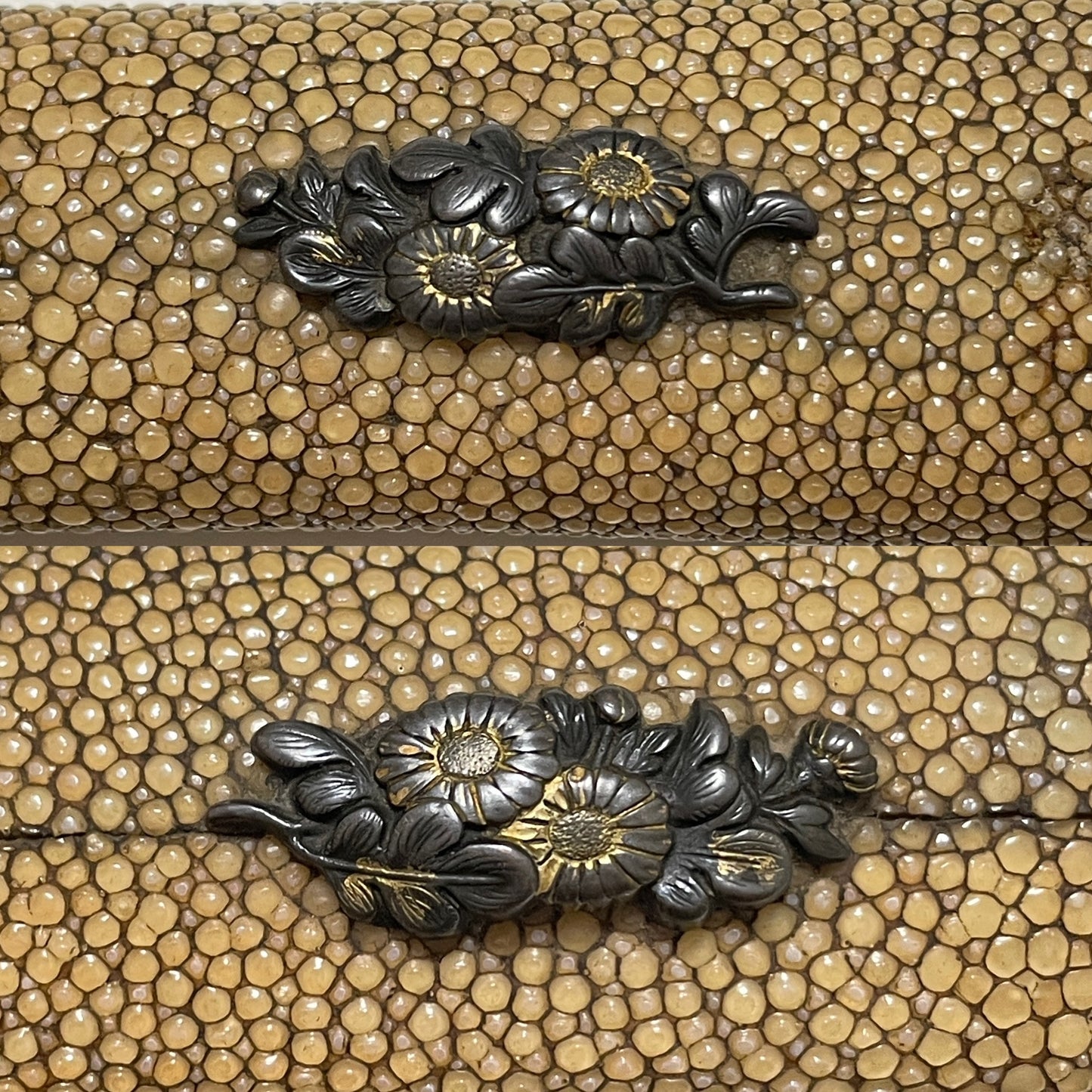 Aikuchi Koshirae TANTO 合口拵短刀, Kaneari 兼在 signed, Mantis Kozuka, Muromachi period