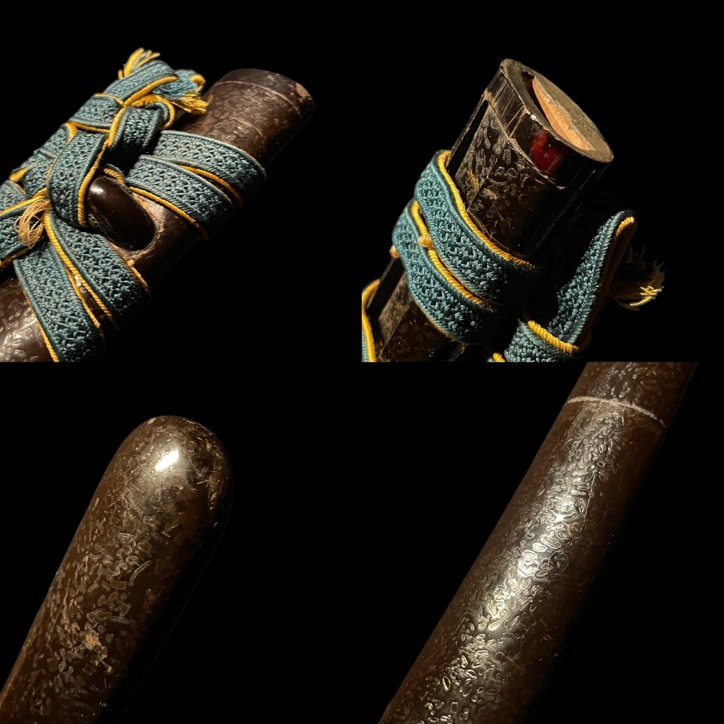Suguha 直刃 Wakizashi, Thick Sukashi Tsuba, Edo period mumei