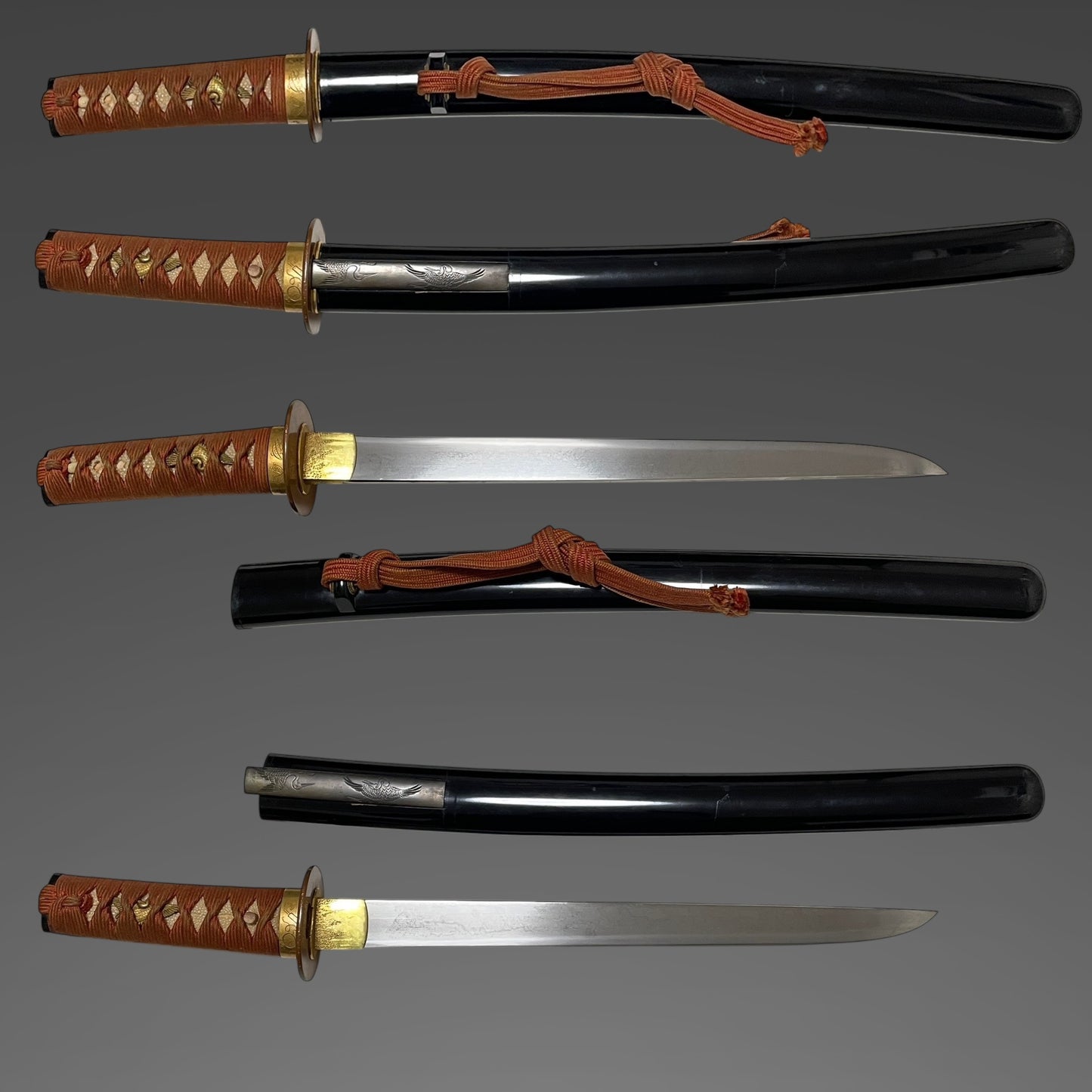 Kiyohide 清秀 signed TANTO with Kozuka, Iwaizashi 祝差, Edo period