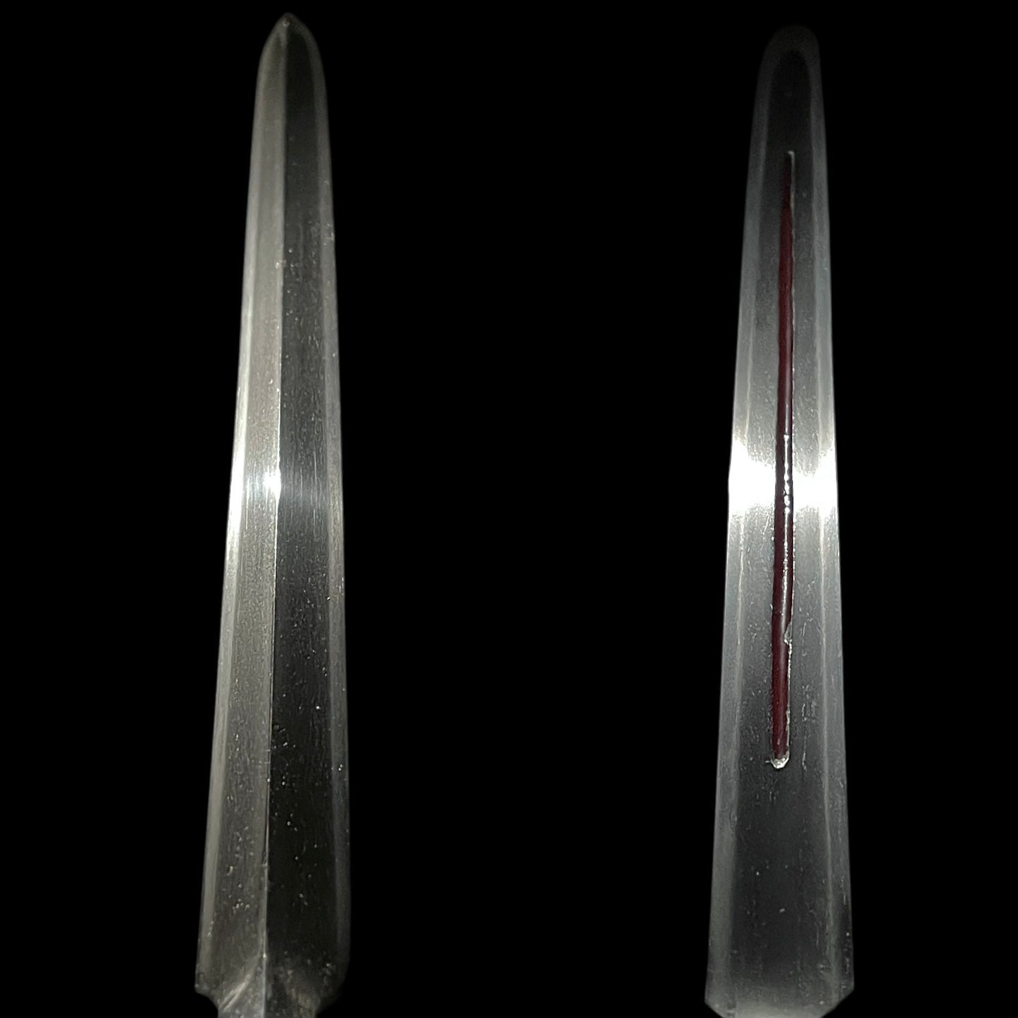 Long Hirasankaku-Yari 平三角槍, Yamashirokokuju Kunishige 山城國住國重 signed, Edo period